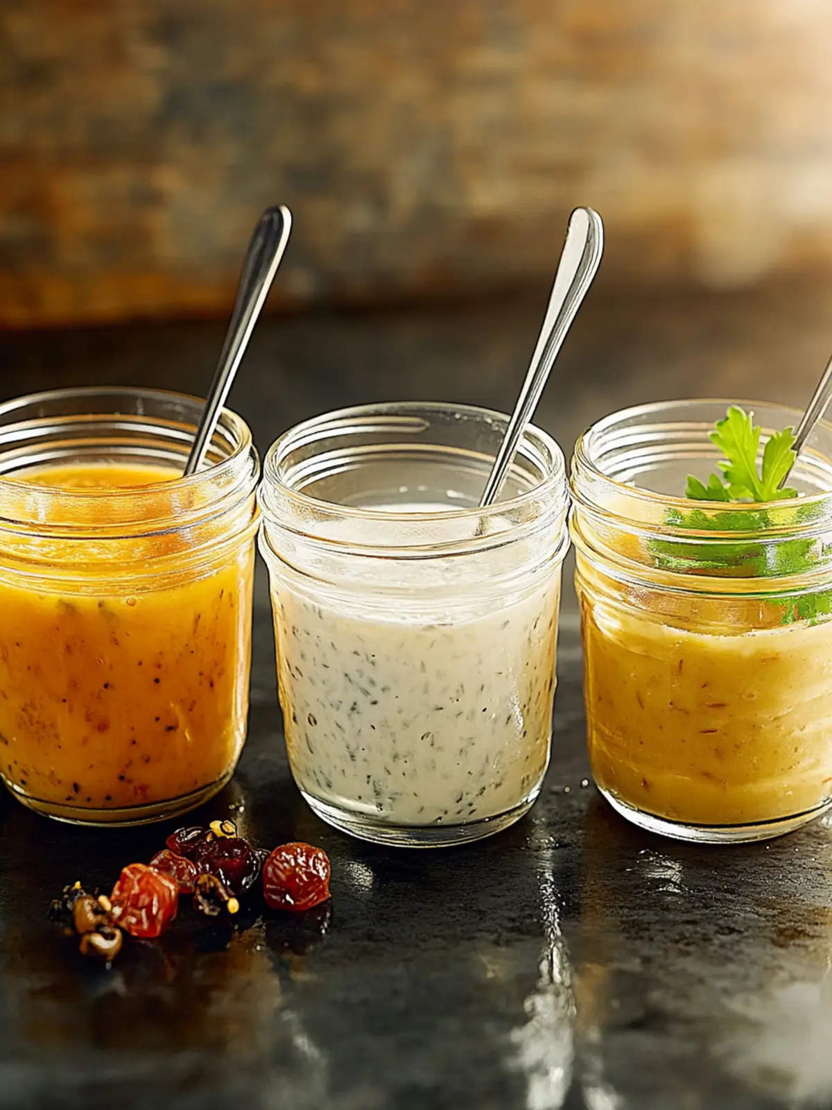 5 einfache Salatdressings mit den passenden Salaten