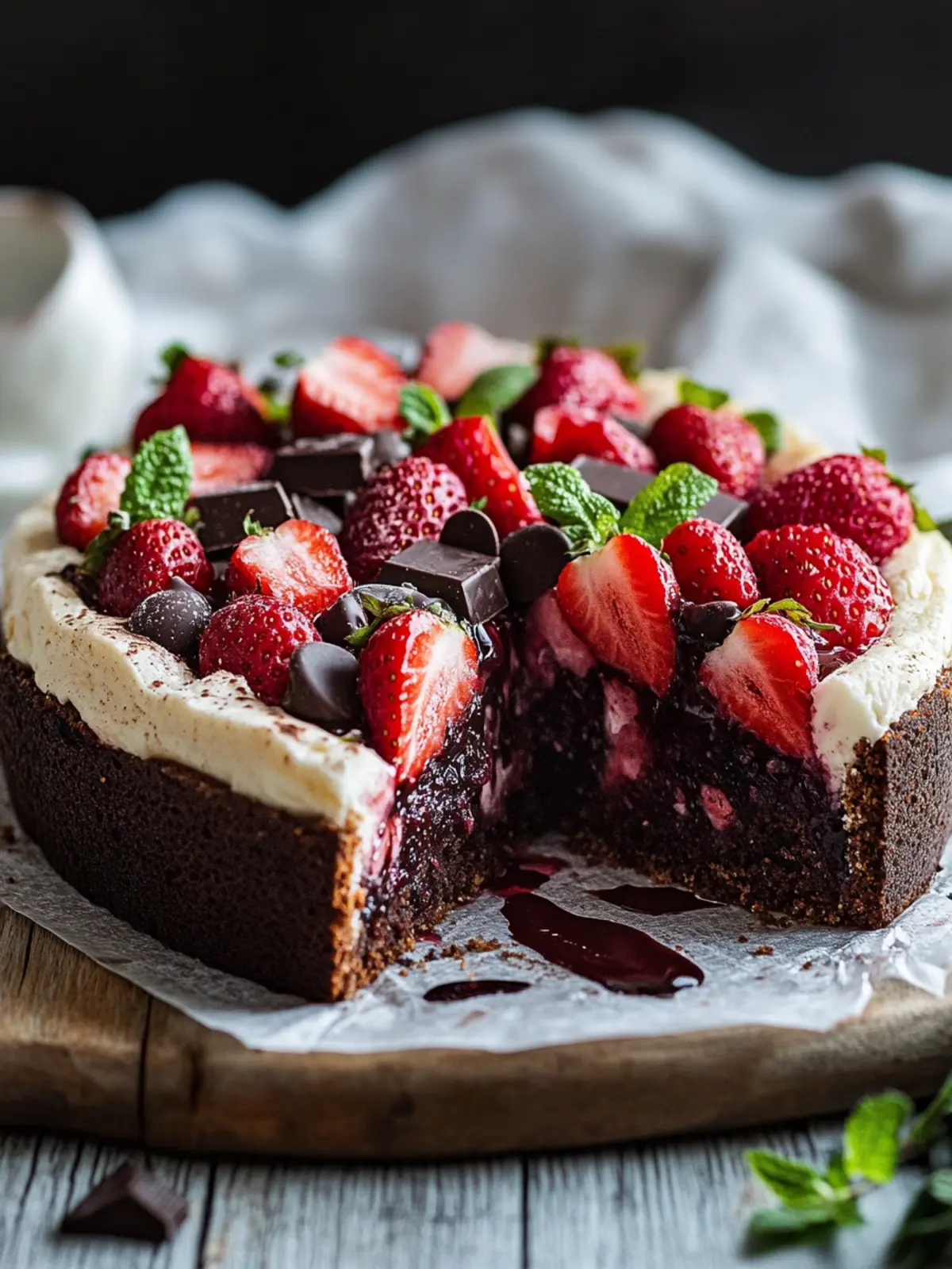 Kastenkuchen mit Erdbeeren und Schokolade: Lieblingskuchen