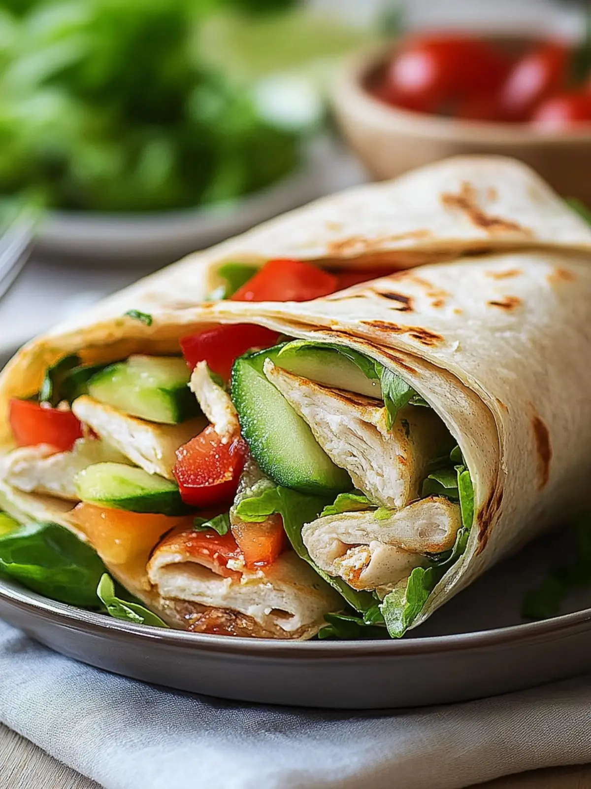Schneller Hochprotein Wrap aus der Pfanne