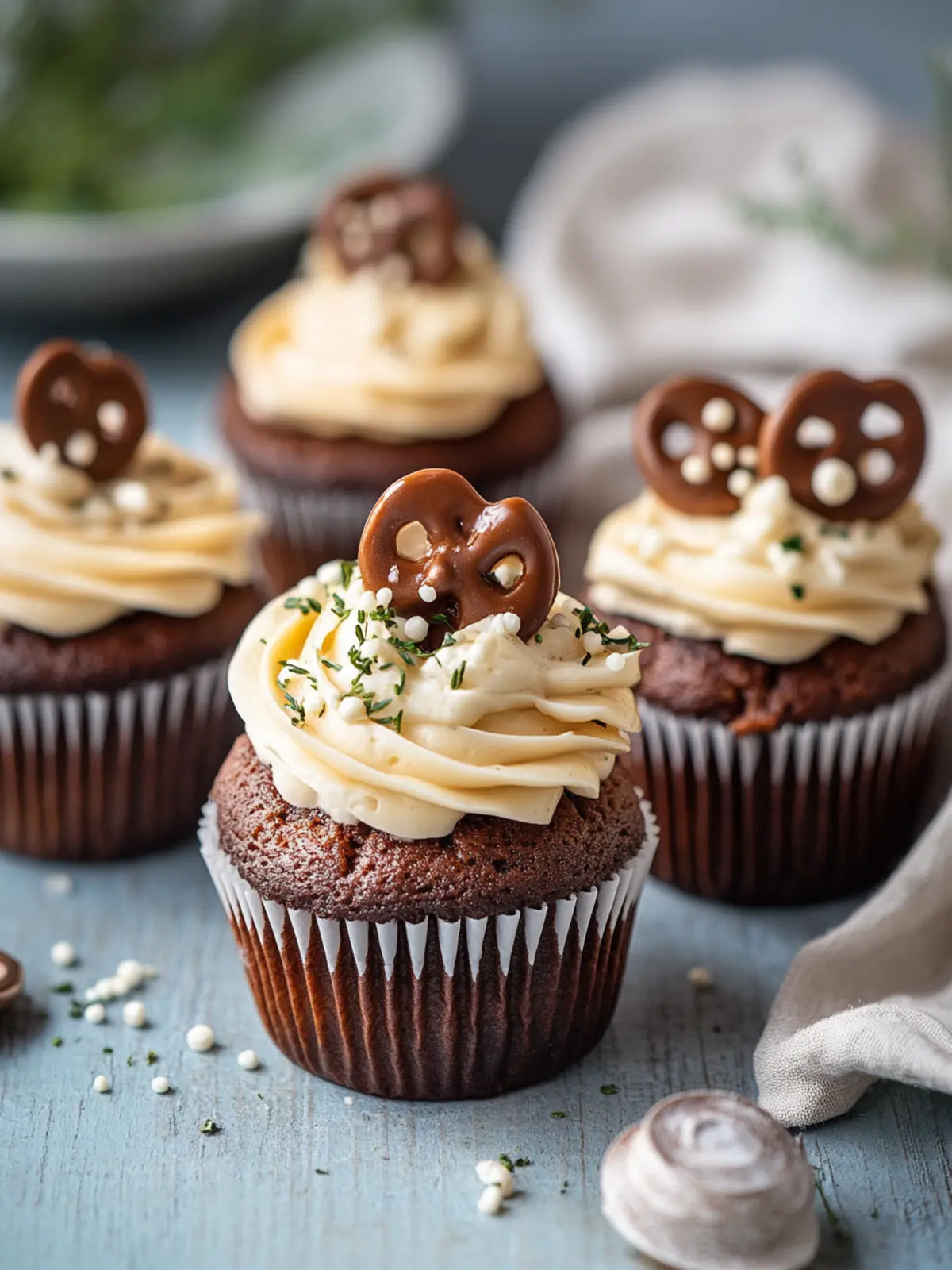 These hearty cupcakes will take you straight to the Wiesn
