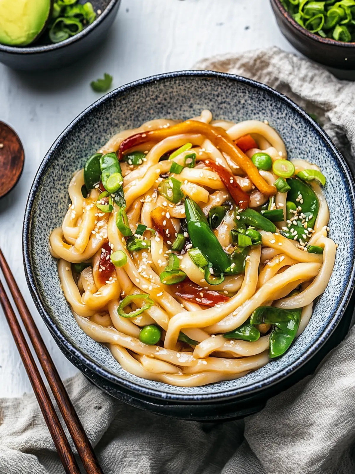 Gebratene Udon-Nudeln