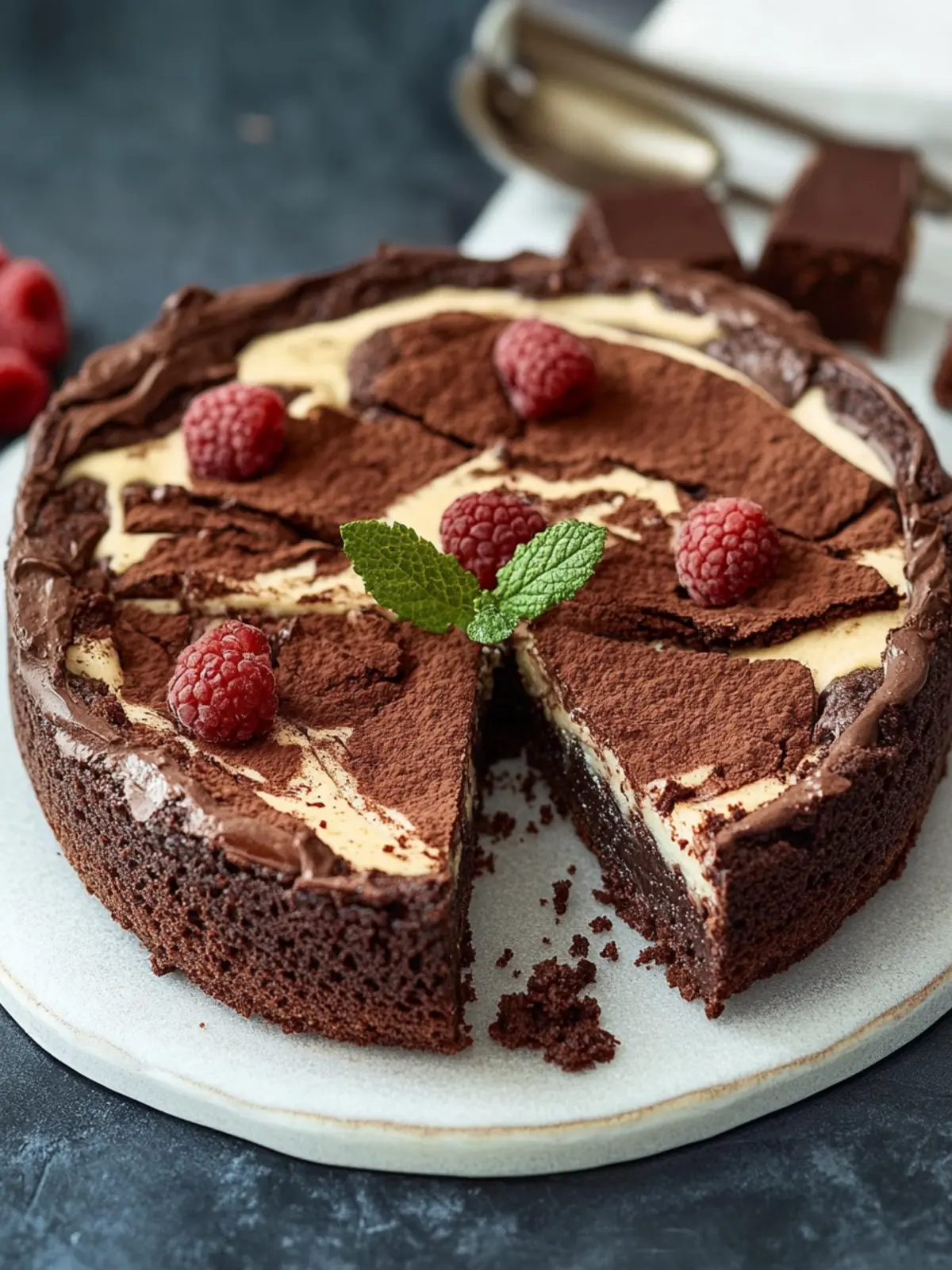 Brownie-Käsekuchen