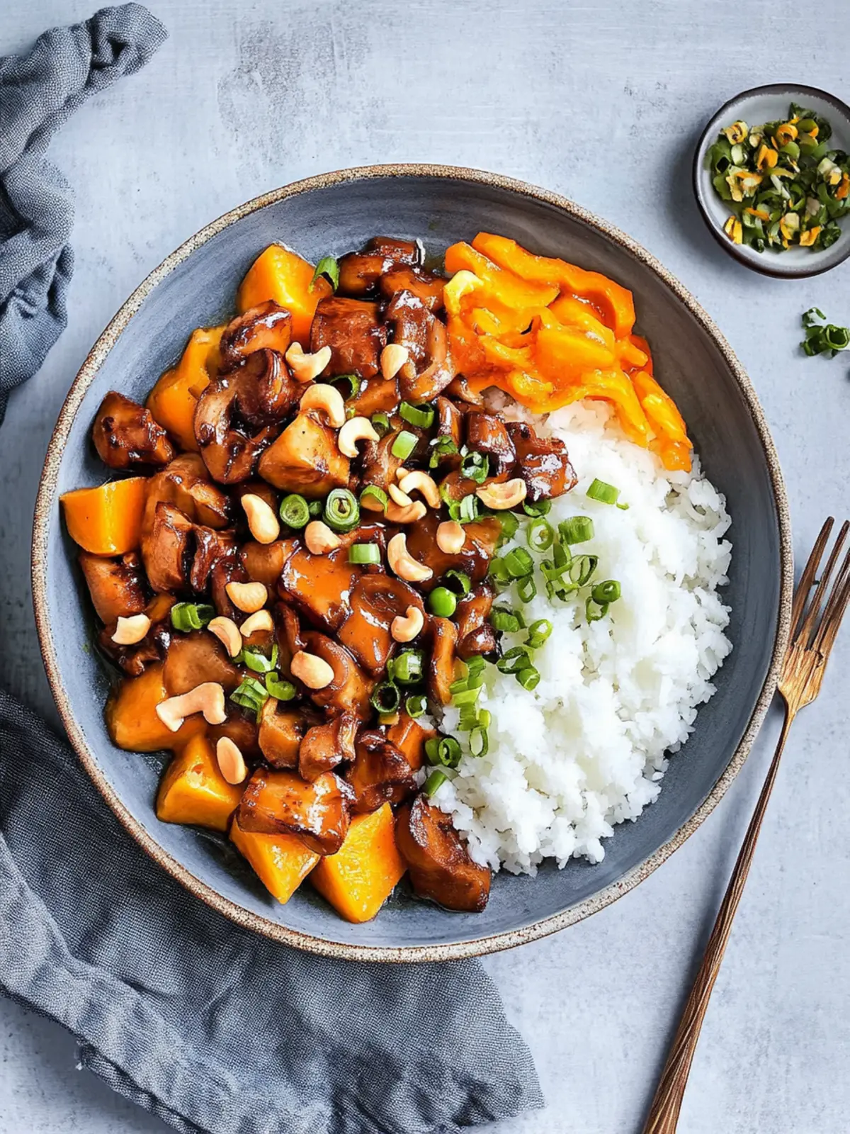 Knusprig-süße Tofuwürfel