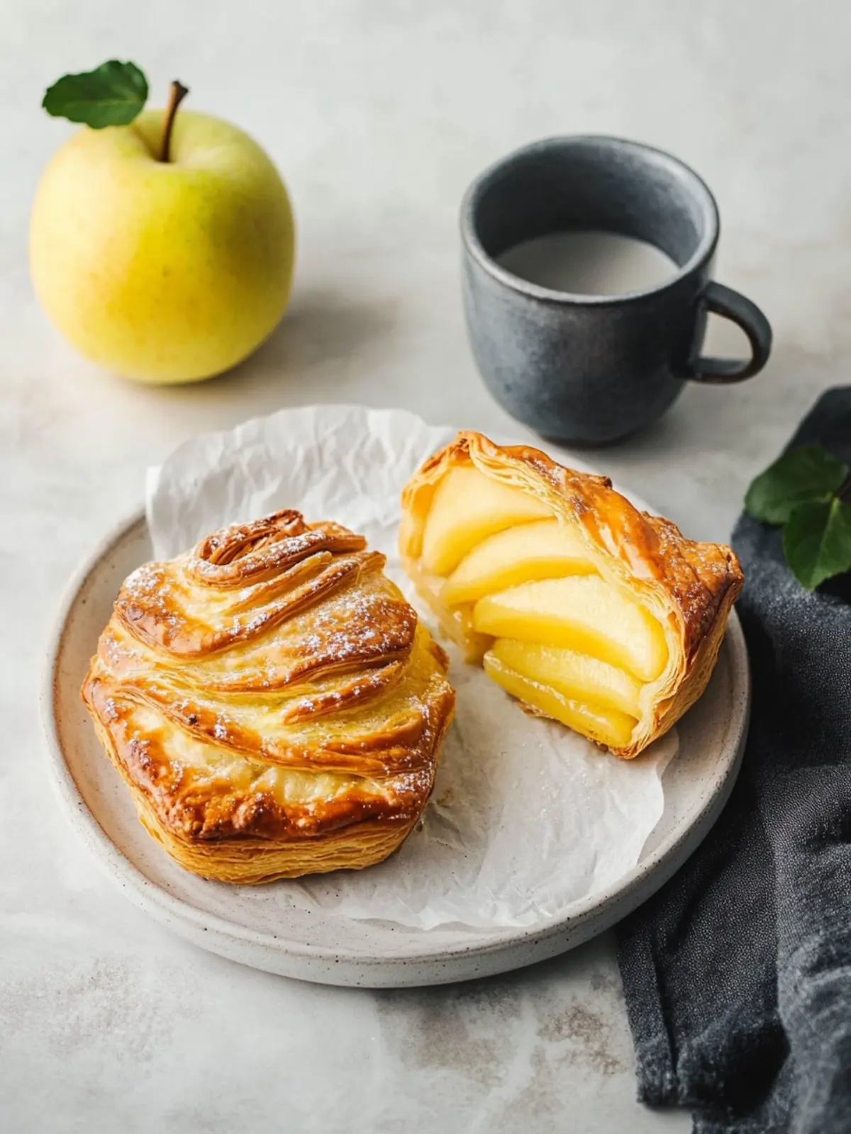 Französische Apfeltaschen aus Blätterteig: Rezept zum Verlieben