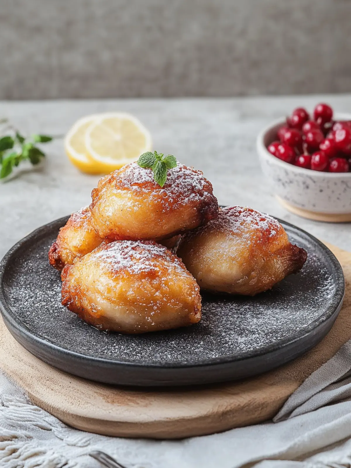 Hähnchenschenkel aus der Heißluftfritteuse