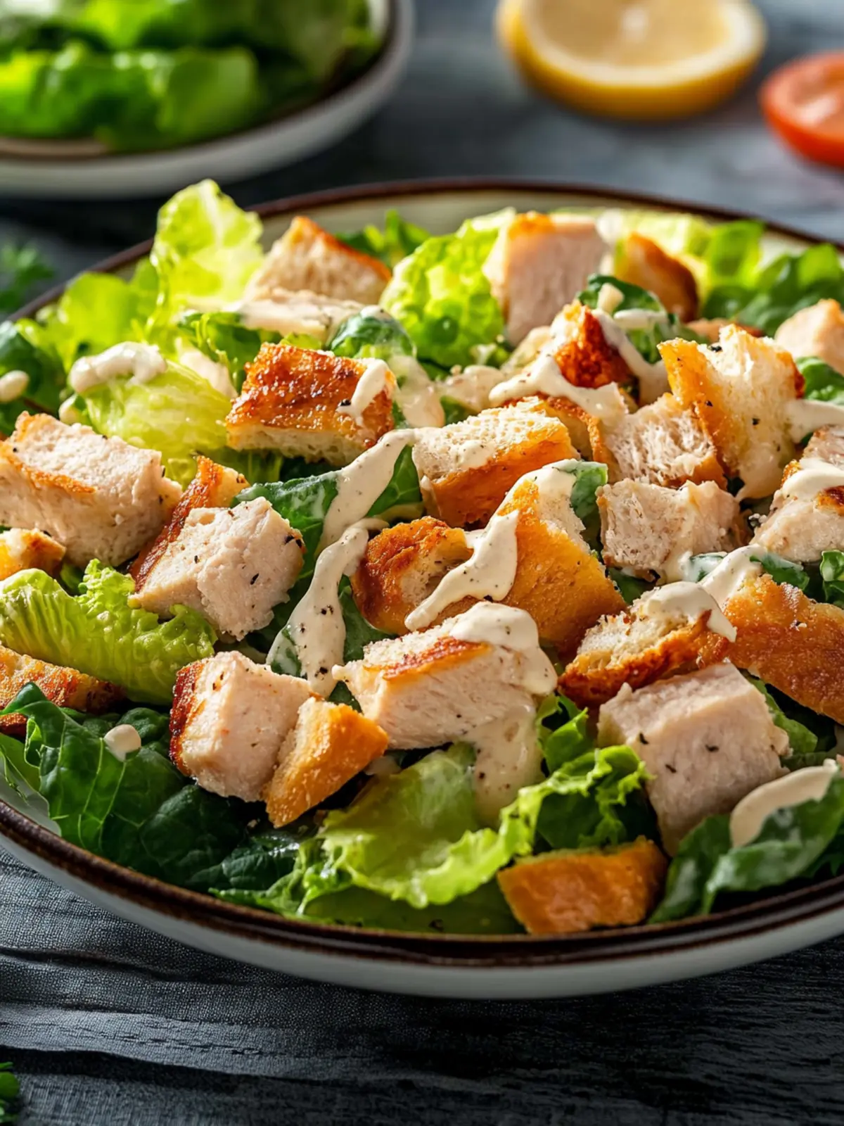 Caesar-Salat mit Huhn – originales Rezept