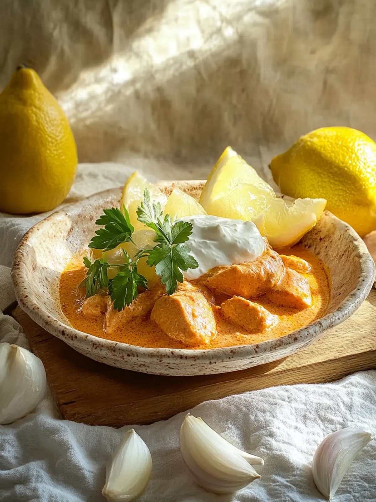 Aromatisches Butterhähnchen