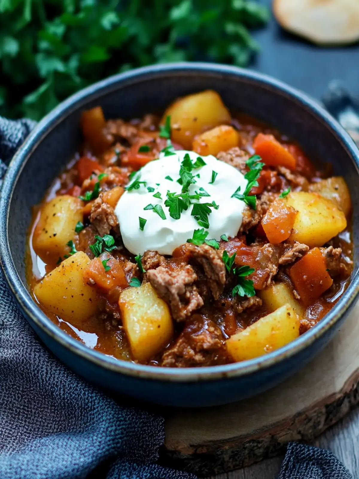 Bauerntopf – my favorite stew recipe with minced meat and potatoes