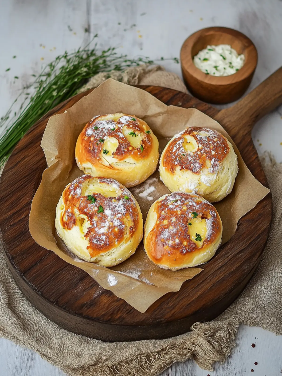 Gefüllte Brötchen – Airfryer Knuspergenuss