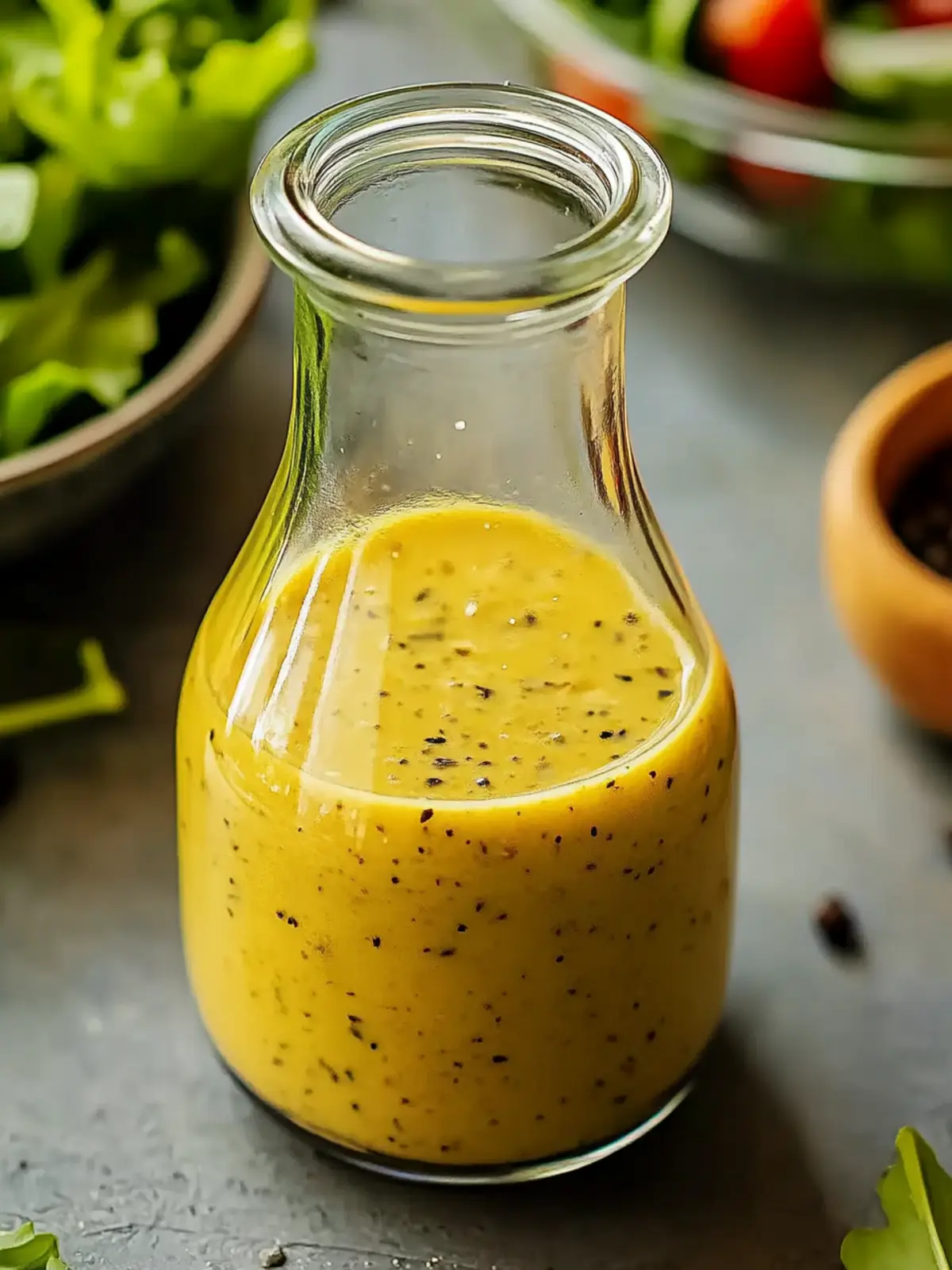 Delicious salad dressing for all leaf salads - simple and tasty
