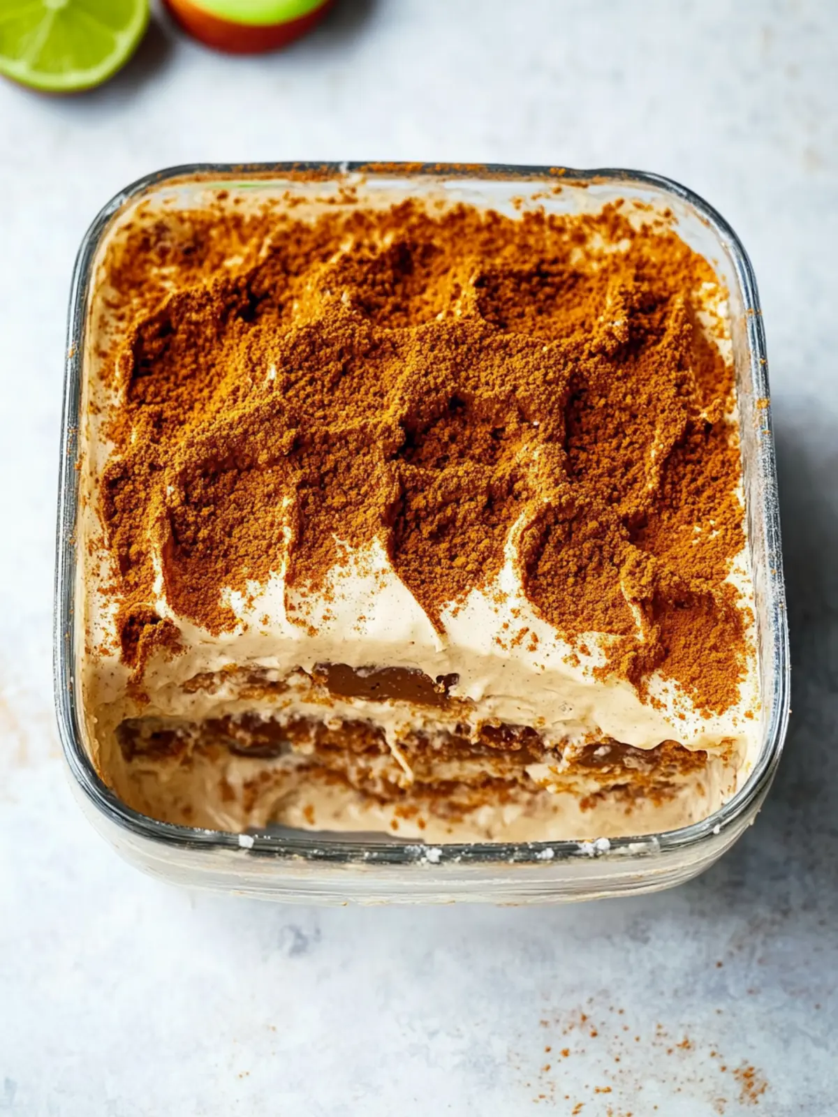 Einfache Biscoff Speculoos Tiramisu