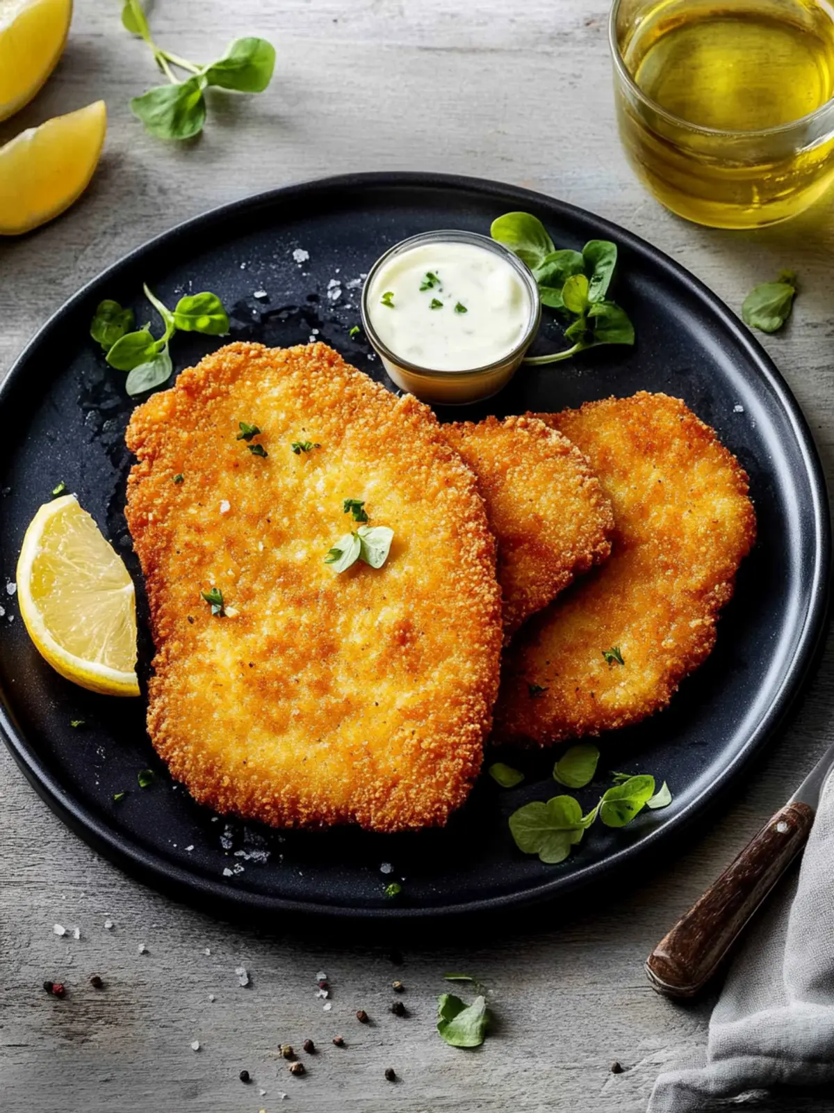 Schnitzel aus Weizen