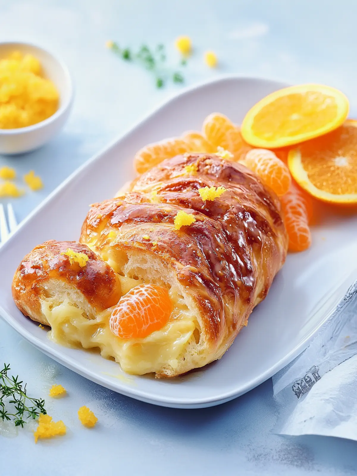 Hähnchenbrust mit Orangenglasur