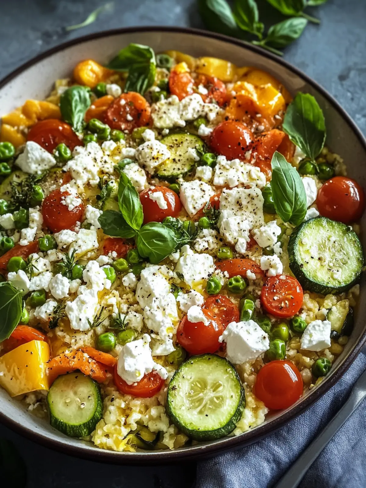 Cremiger Ofenreis mit Feta und Gemüse – Dein Feierabend-Hit