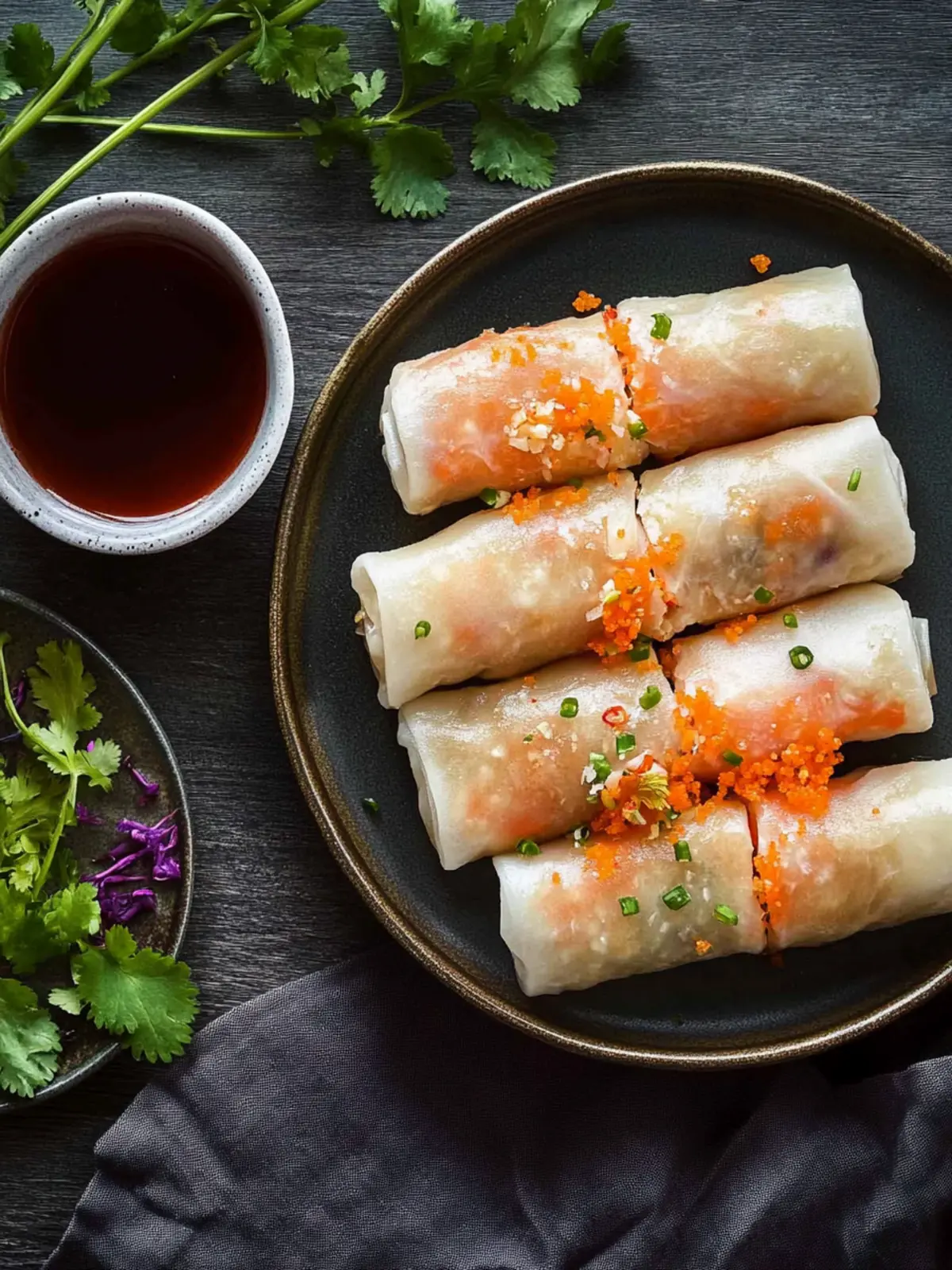 Kathrins knusprige Hähnchen-Frühlingsrollen aus Reispapier – ohne Frittieren