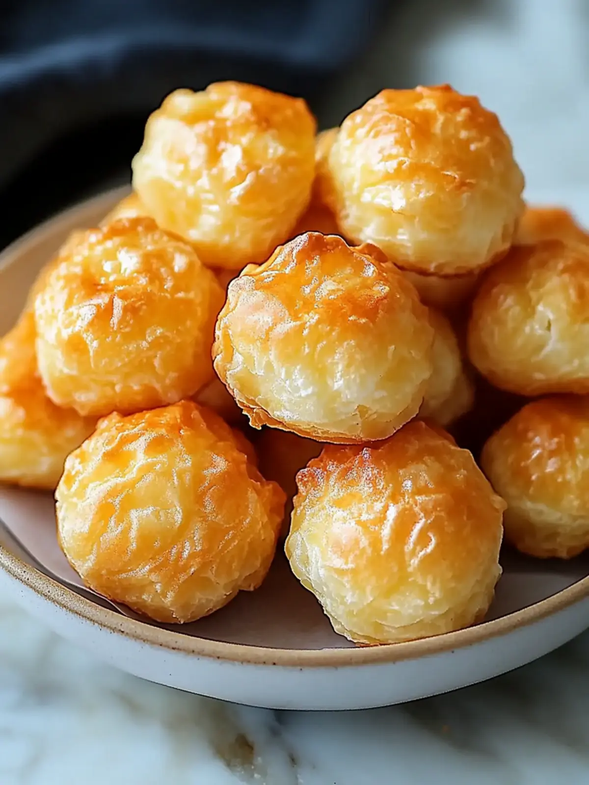 Käse Puff Snacks