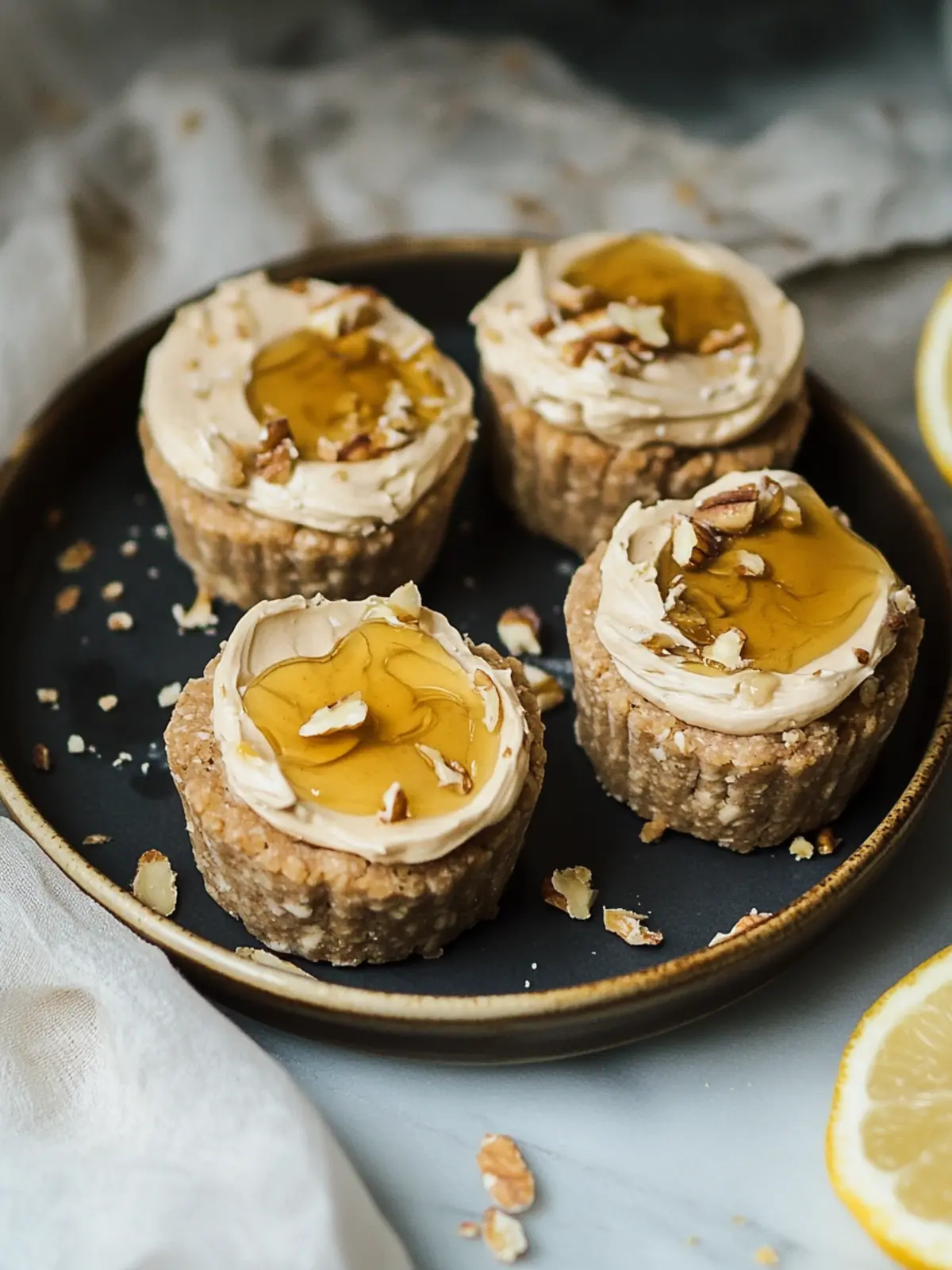 Erdnussbutter Haferbecher mit nur 5 Zutaten