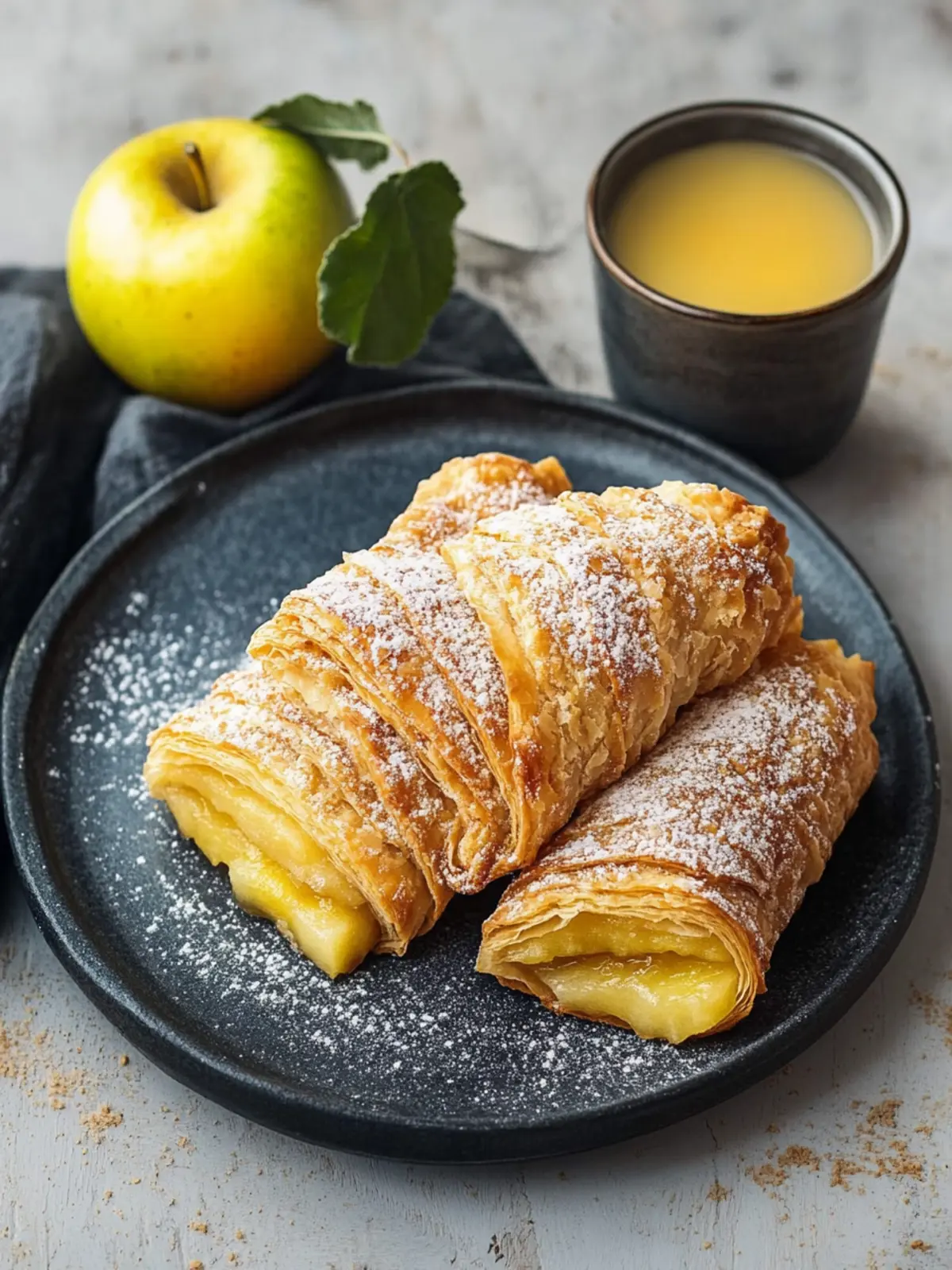 Französische Apfeltaschen aus Blätterteig: Rezept zum Verlieben