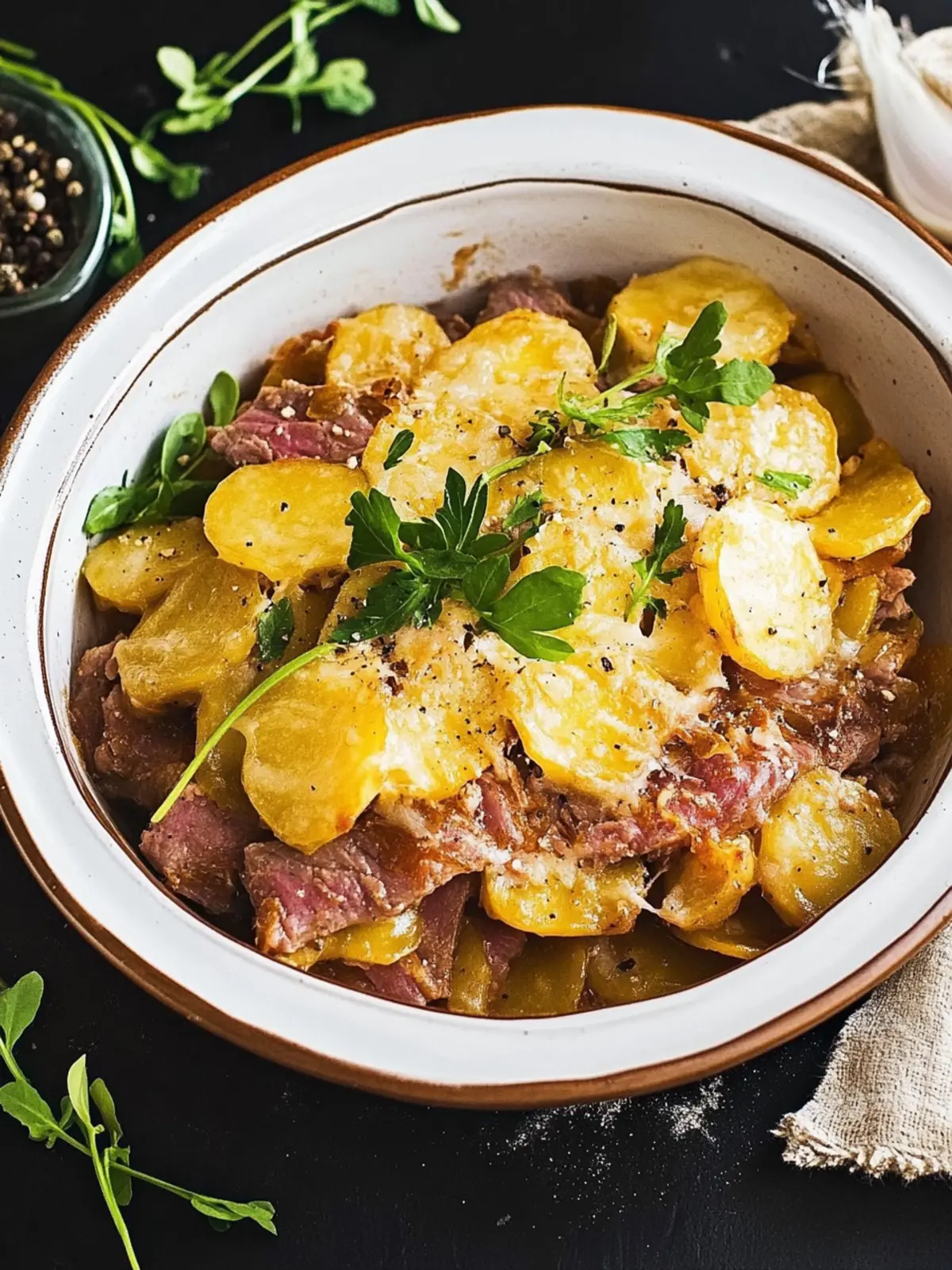 Omas Kartoffelauflauf mit Hackfleisch