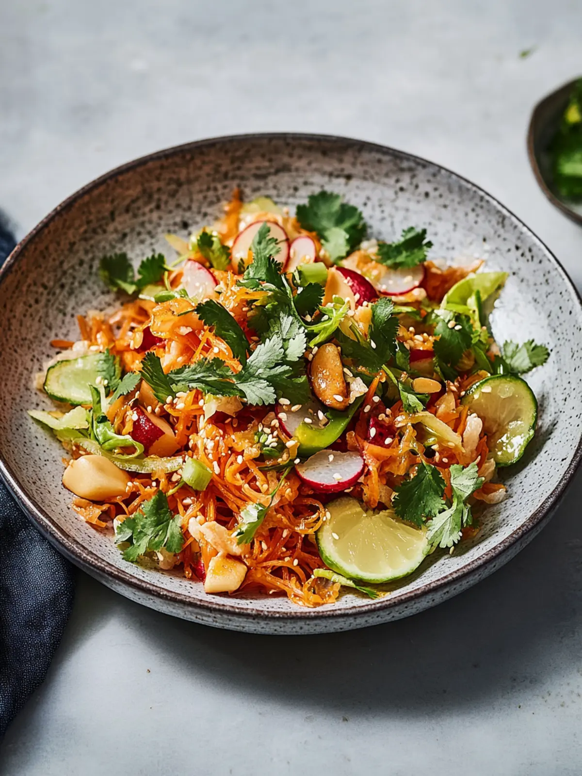 koreanischer knuspriger Reissalat