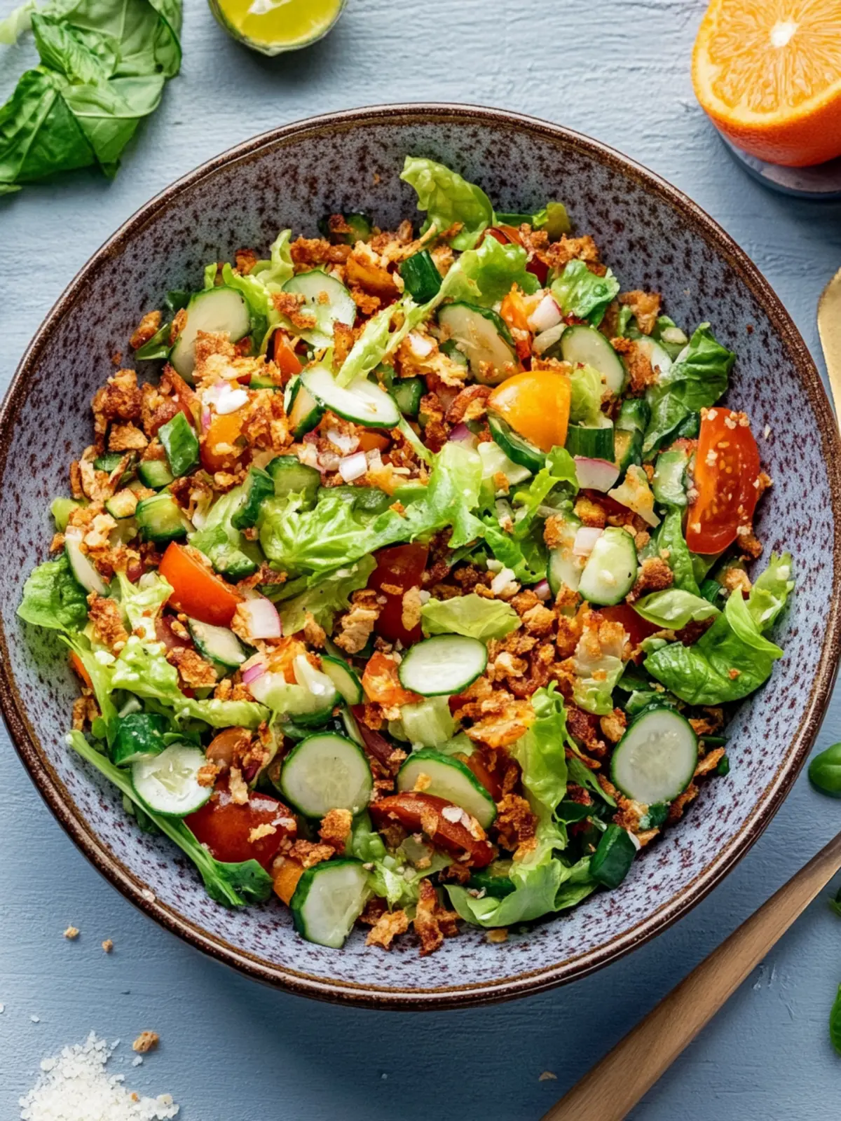 Knuspriger Reissalat