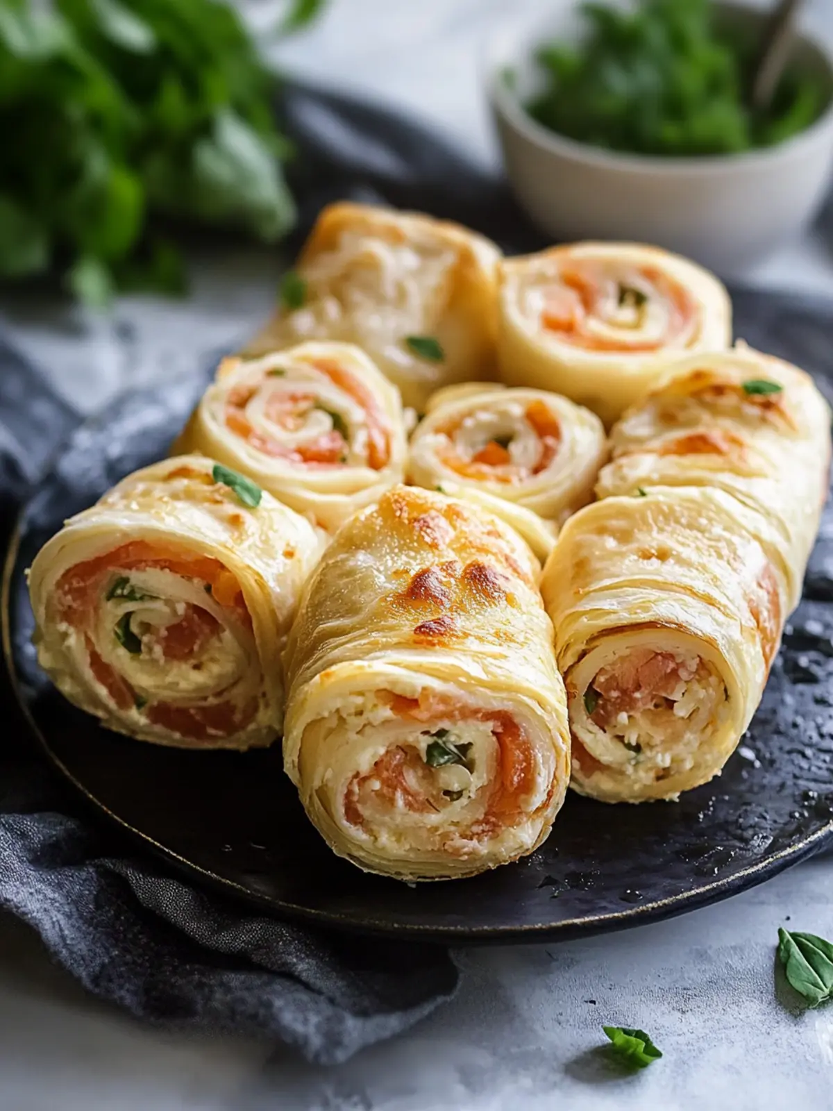 Frischkäse Roll-Ups