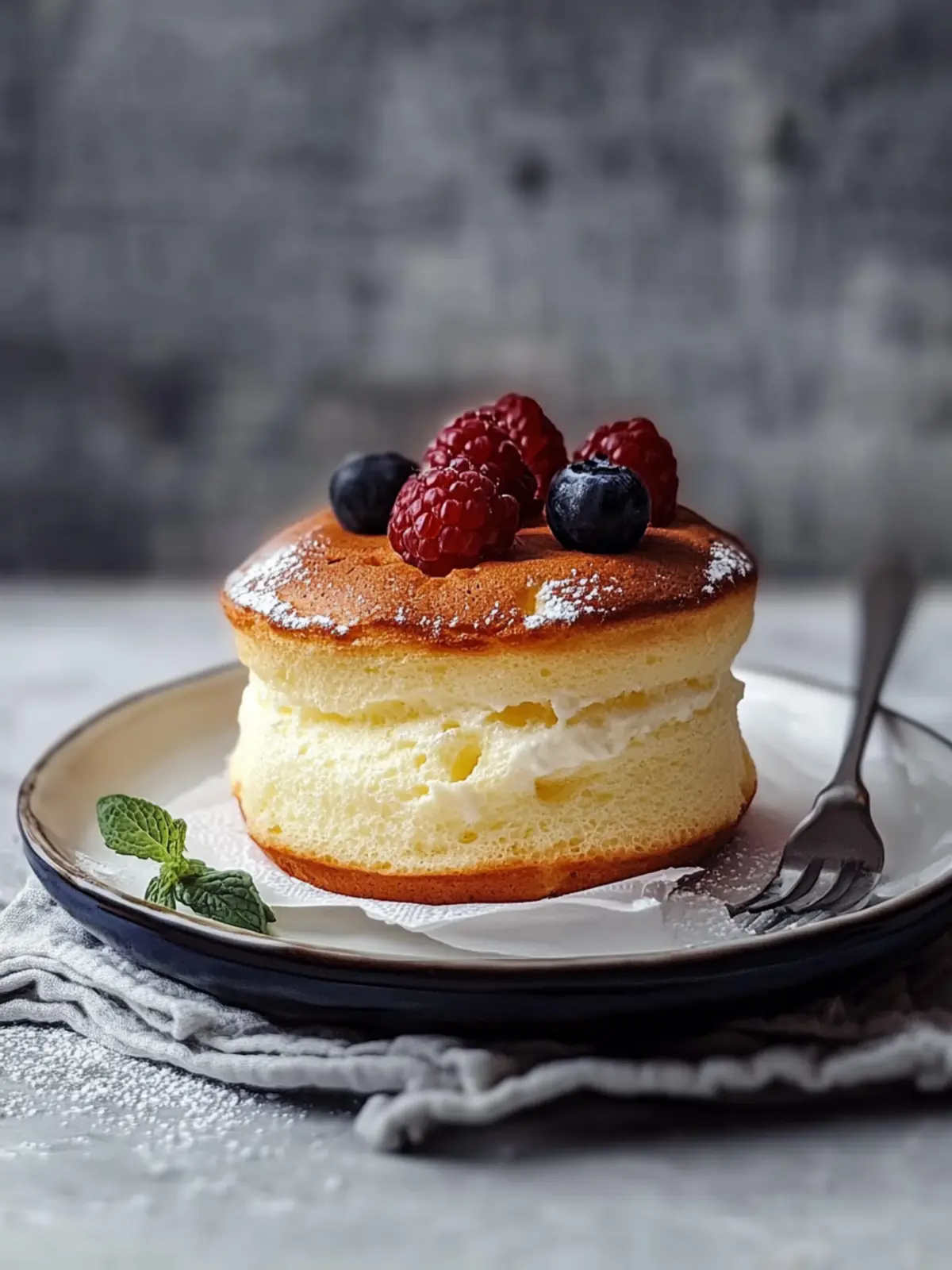 Flauschige Soufflé-Pfannkuchen