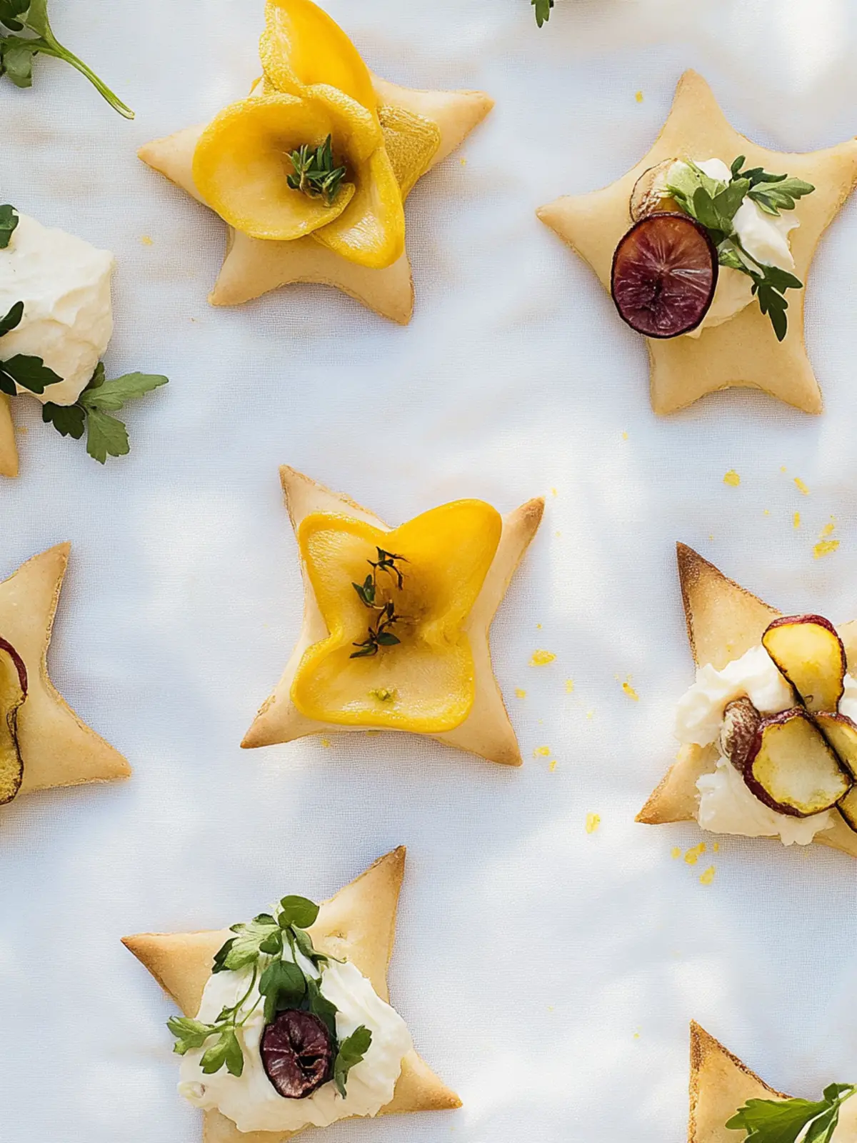 Flammkuchen Crostini Variation