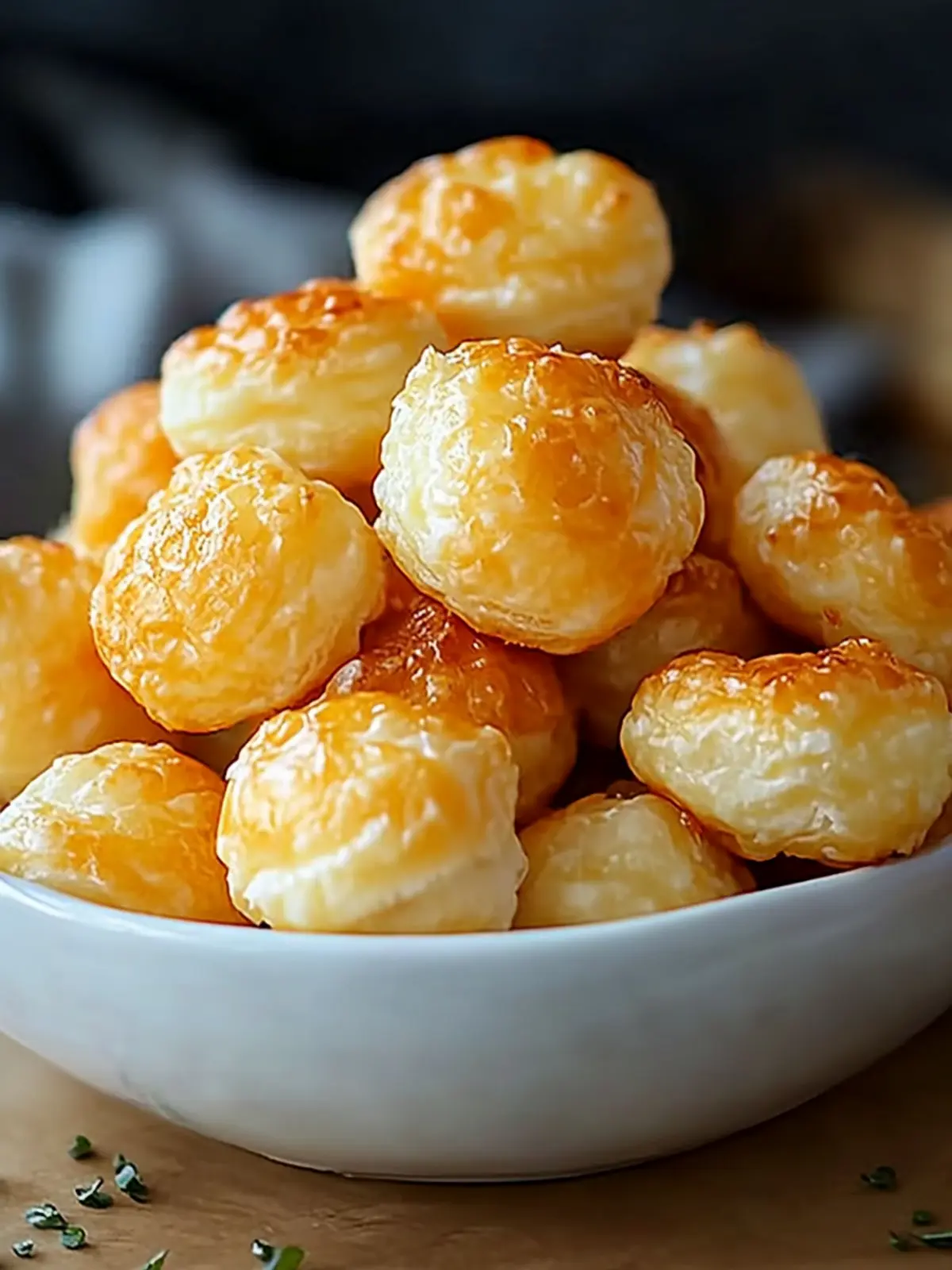 Käse Puff Snacks