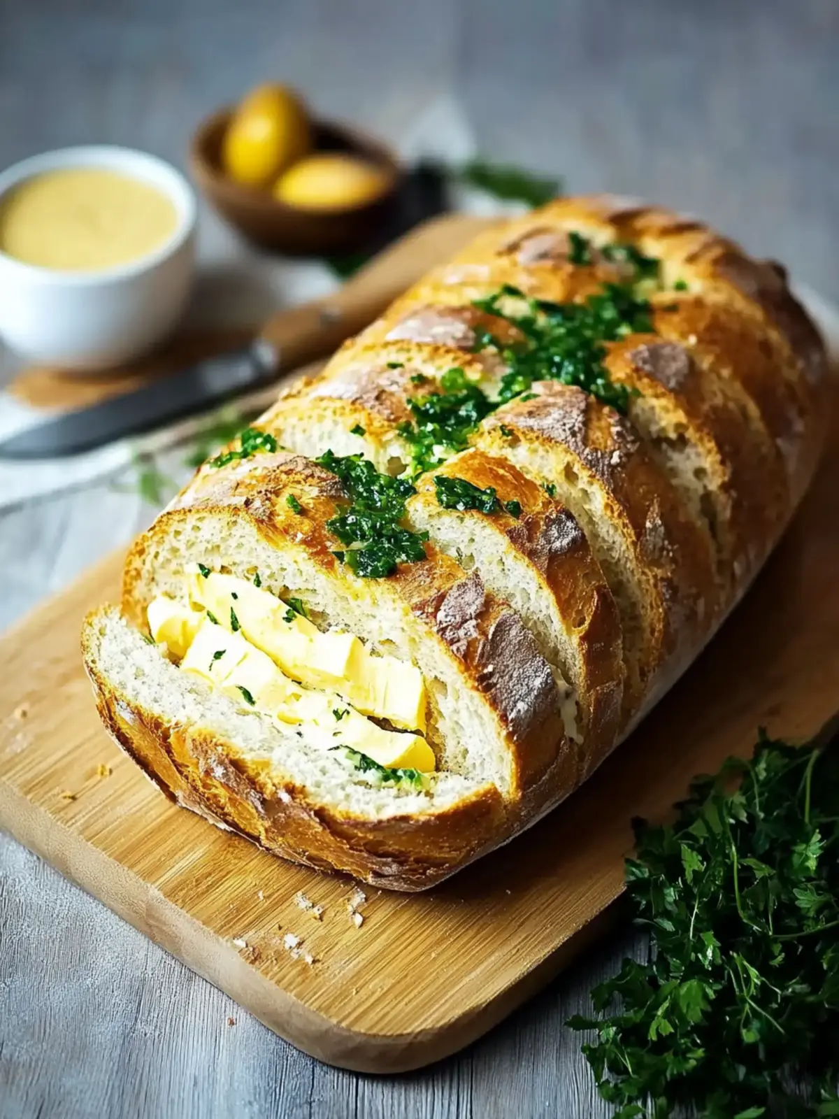 Zupfbrot mit Käse und Knoblauchbutter ist ideal zum Teilen und so lecker