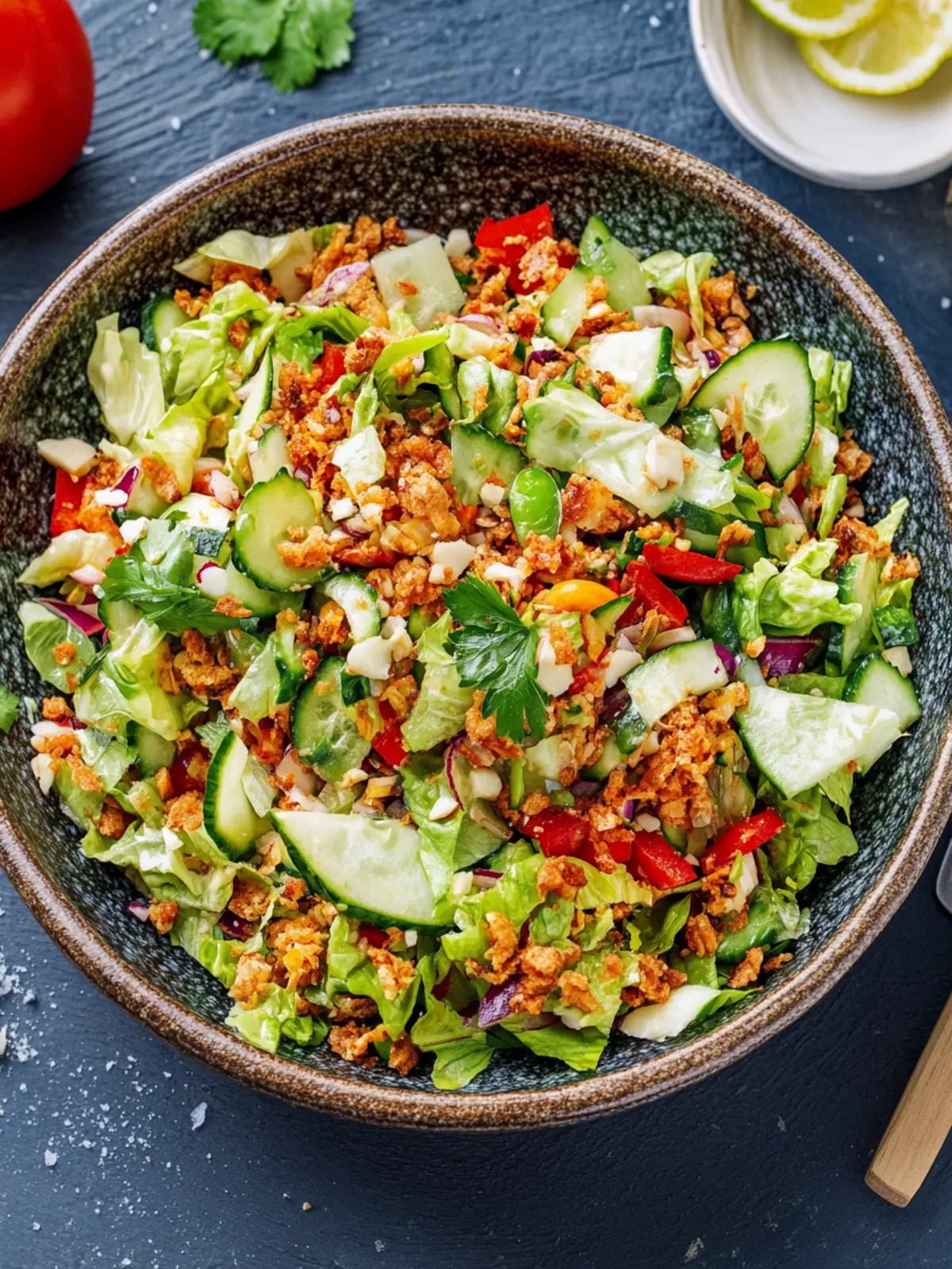 Knuspriger Reissalat