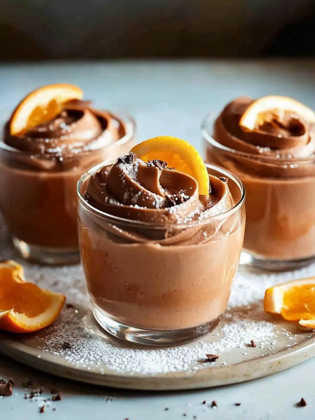 Schokoladenmousse mit Milch ohne Eier