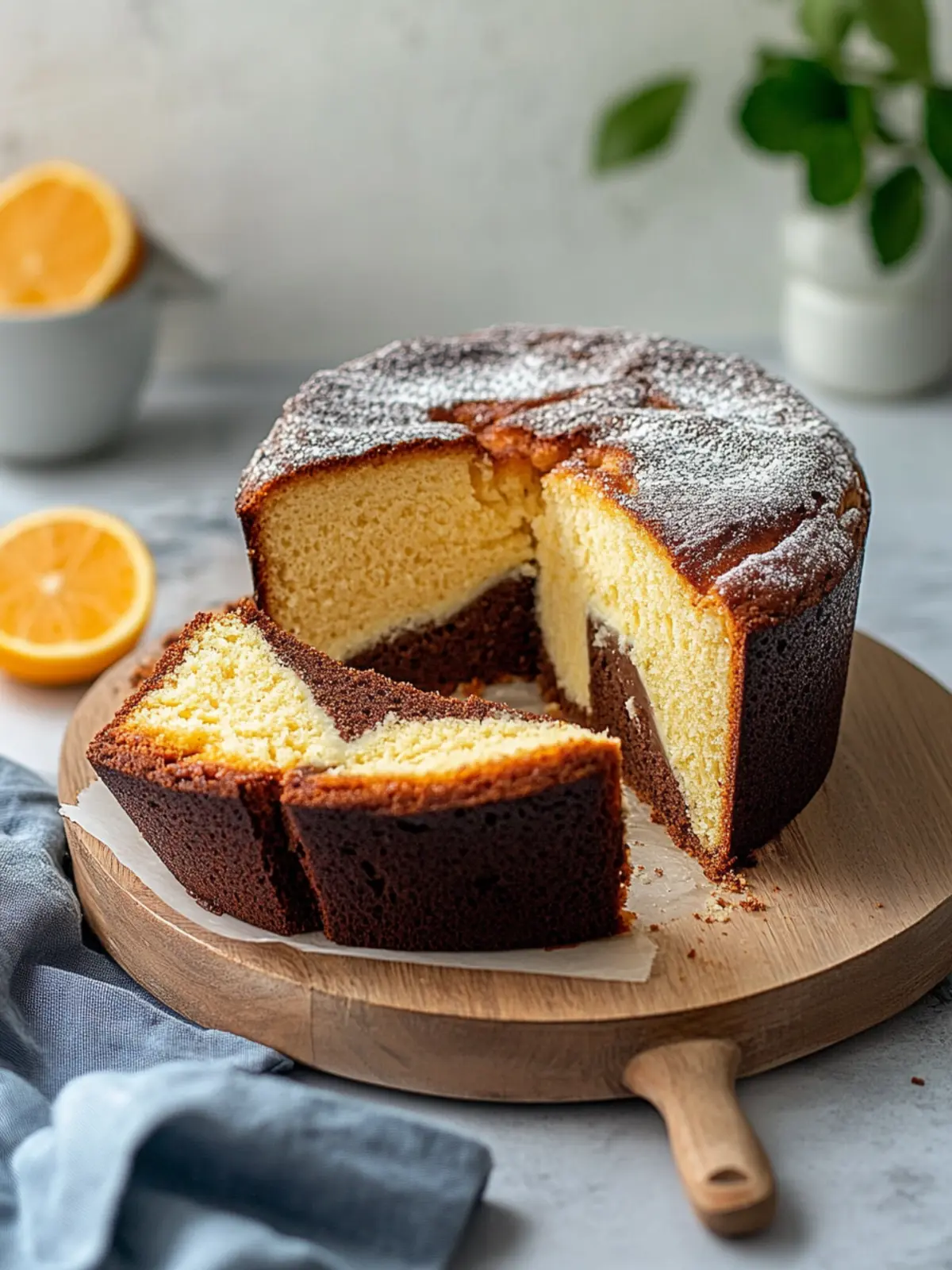 Marmorkuchen aus der Kastenform - super saftig und mega lecker - Einfach Malene