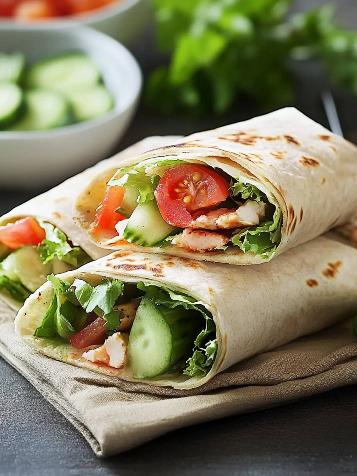 Schneller Hochprotein Wrap aus der Pfanne