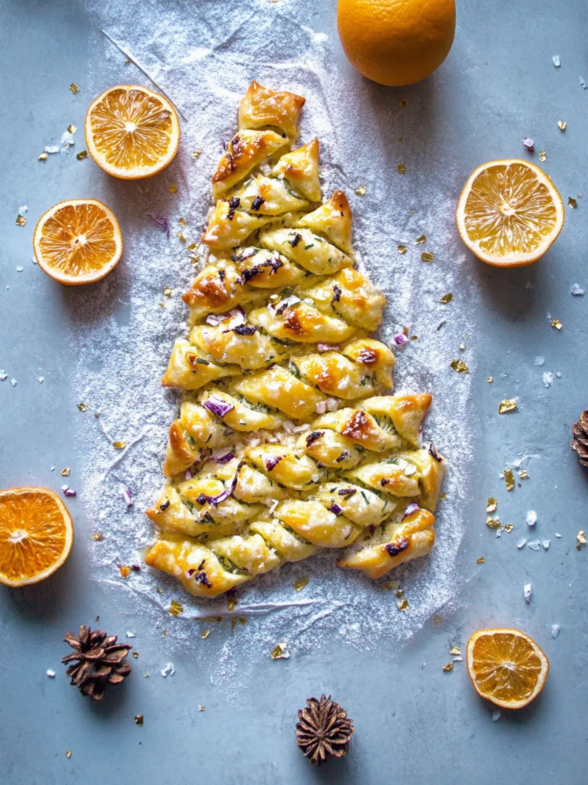 Herzhafter Blätterteig-Tannenbaum mit Käse: Geniales Blitzrezept für Weihnachten