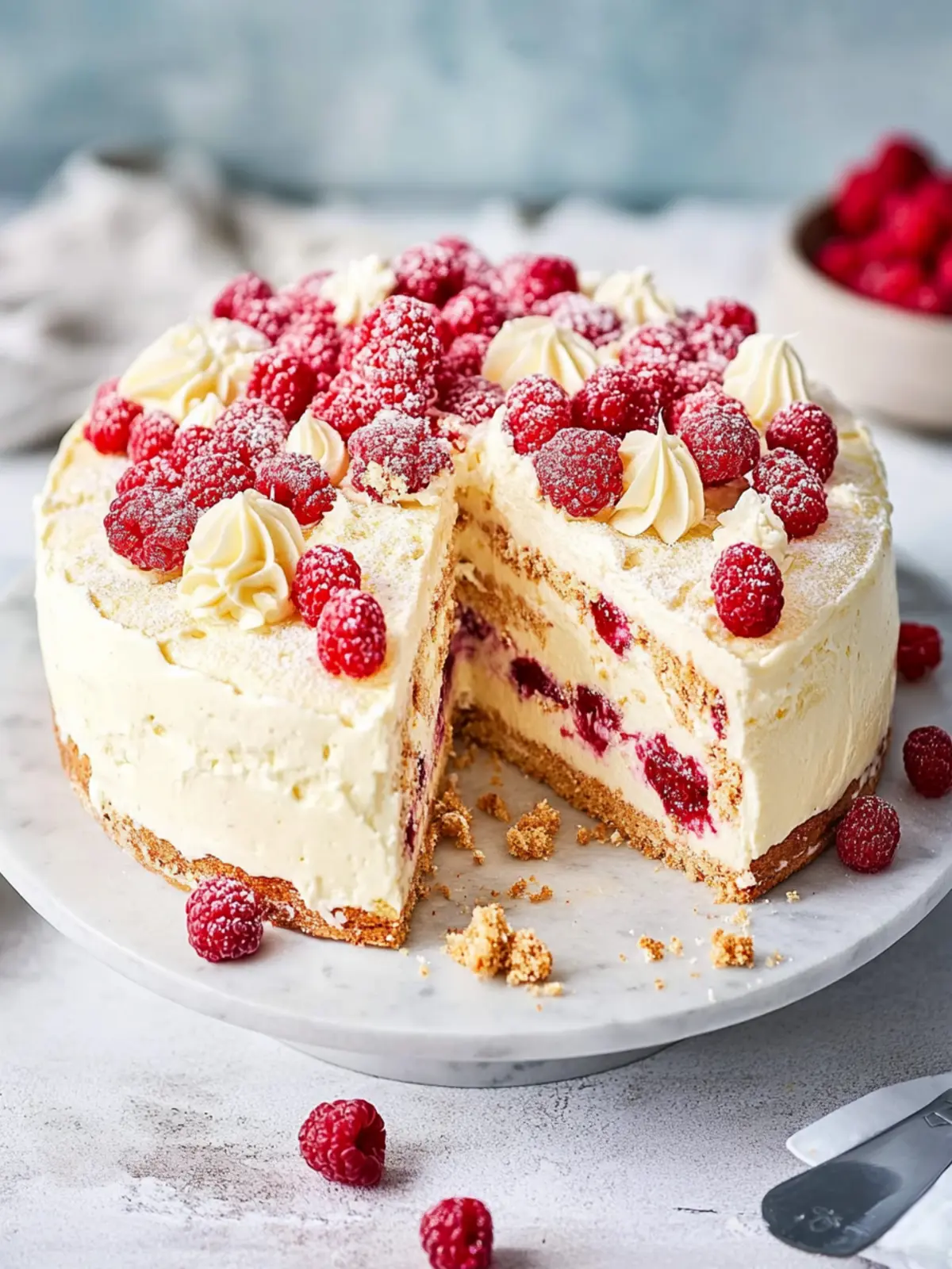 Weiße Schokoladen-Torte