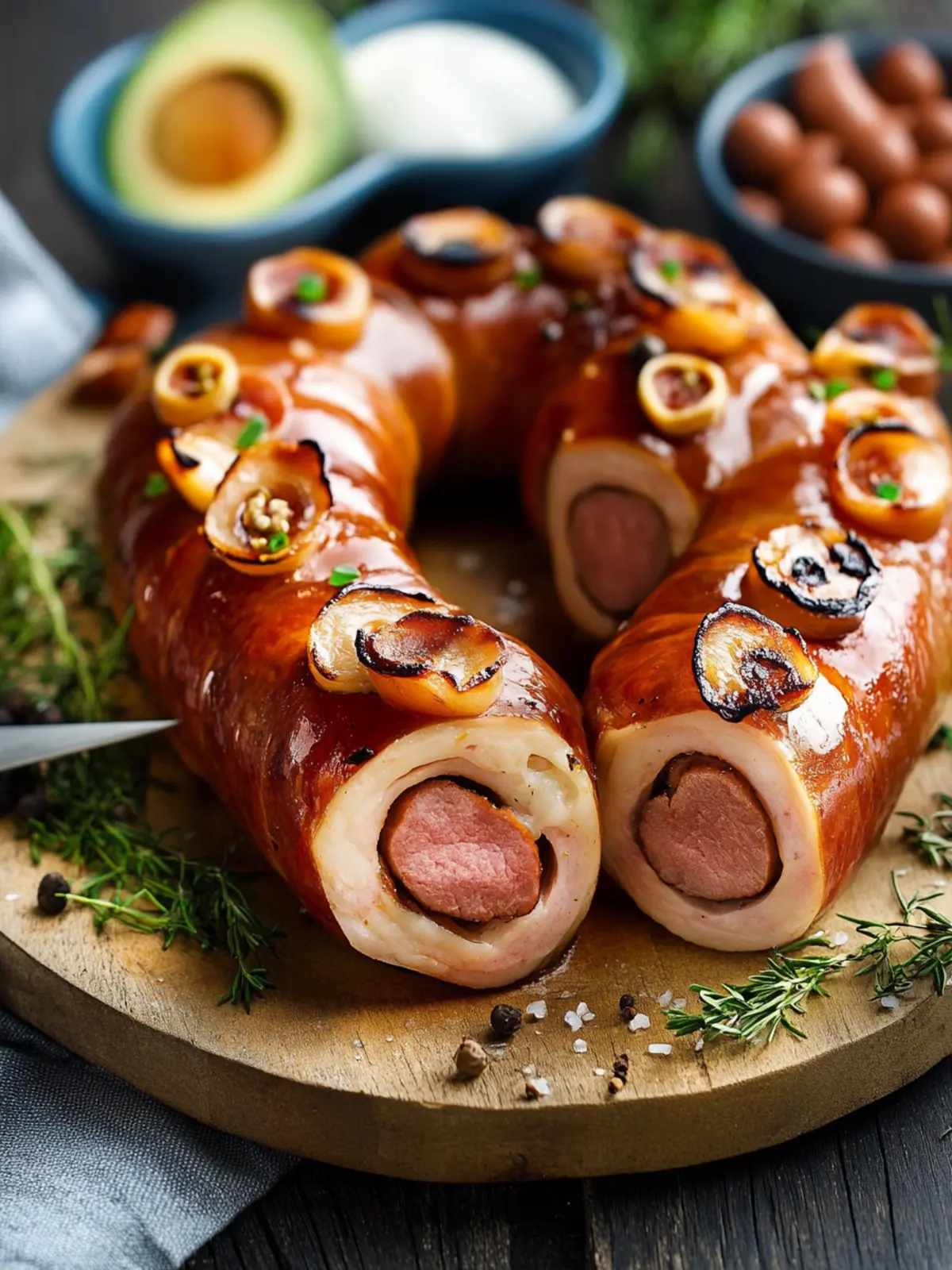 Pikante Glücksbringer – Würstchen im Schwein