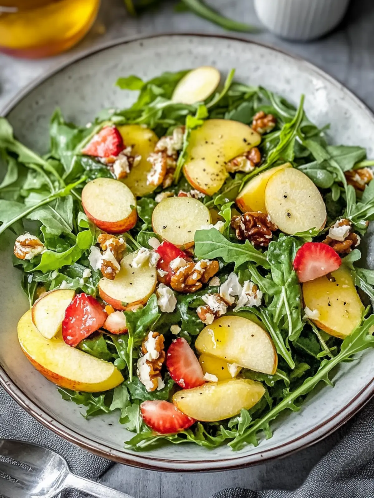 Apple arugula salad for fresh enjoyment moments