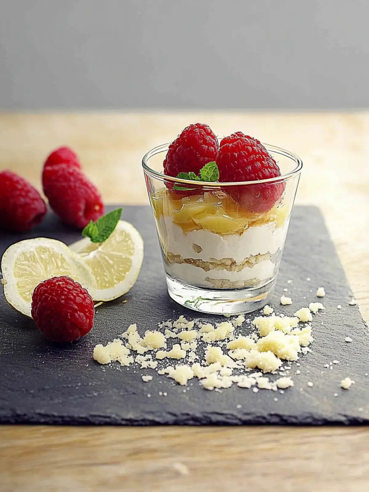 Himbeer Raffaello Dessert mit nur 5 Zutaten