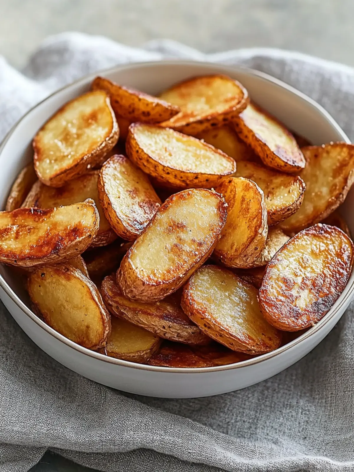 Kartoffelspalten aus der Heißluftfritteuse