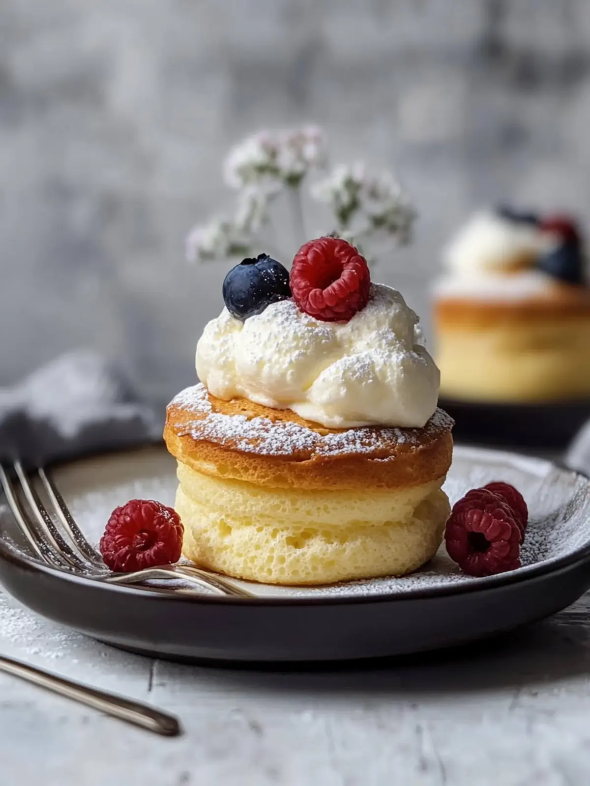 Flauschige Soufflé-Pfannkuchen