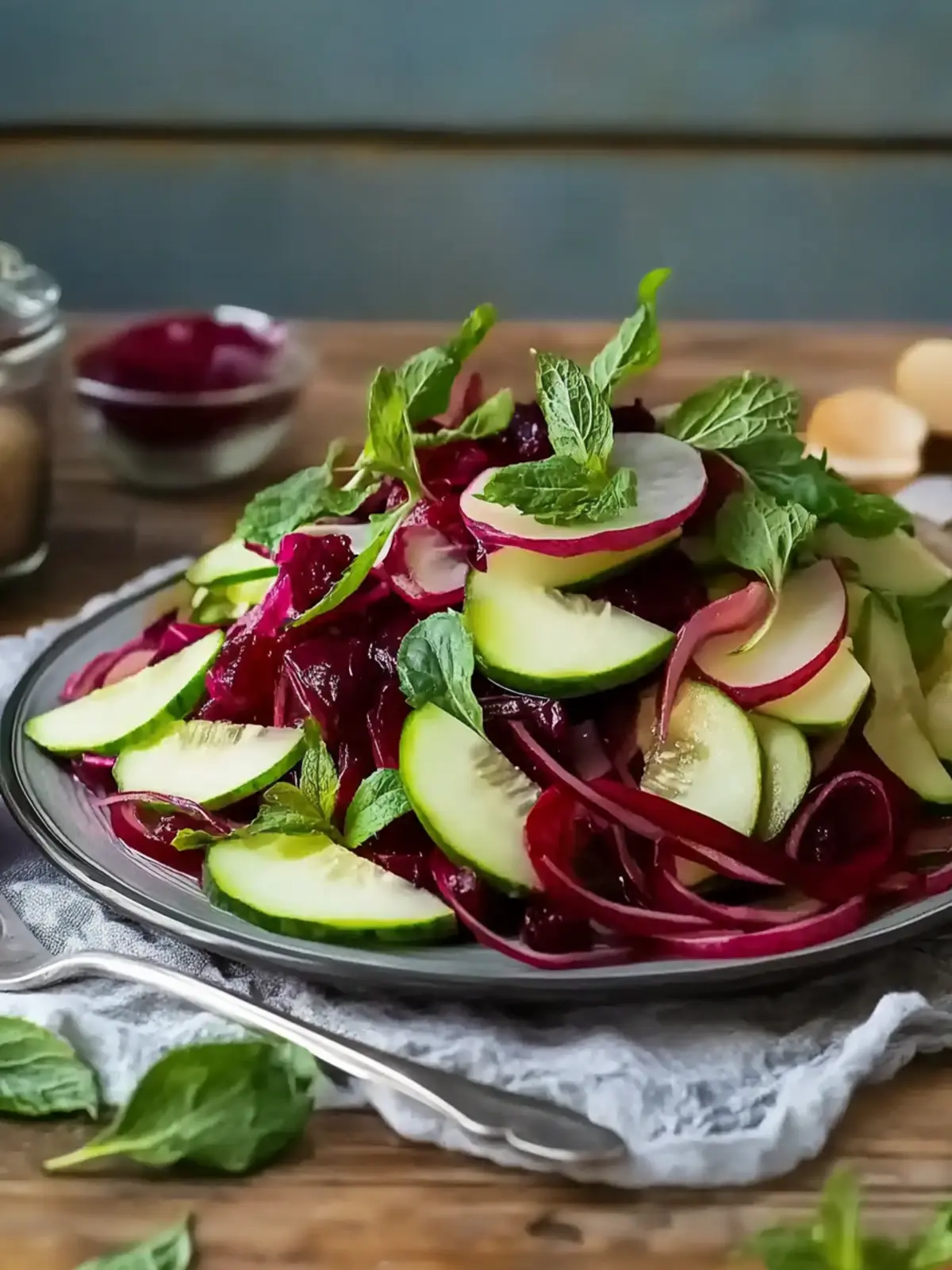 Beetroot Apple Salad: A refreshing delight with crunch