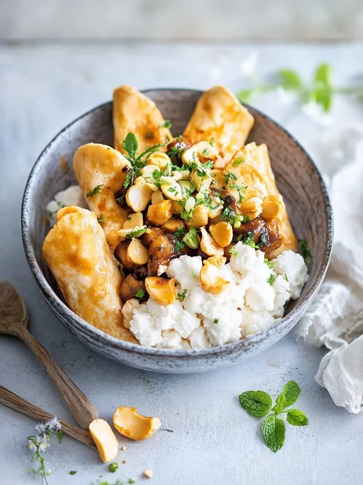 Knusprig-süße Tofuwürfel