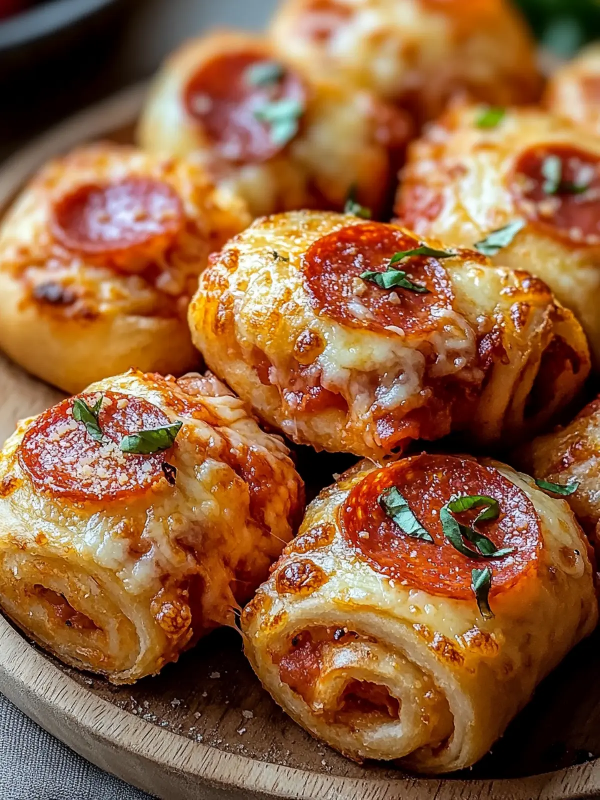 Knusprige Air Fryer Pizza Rollen