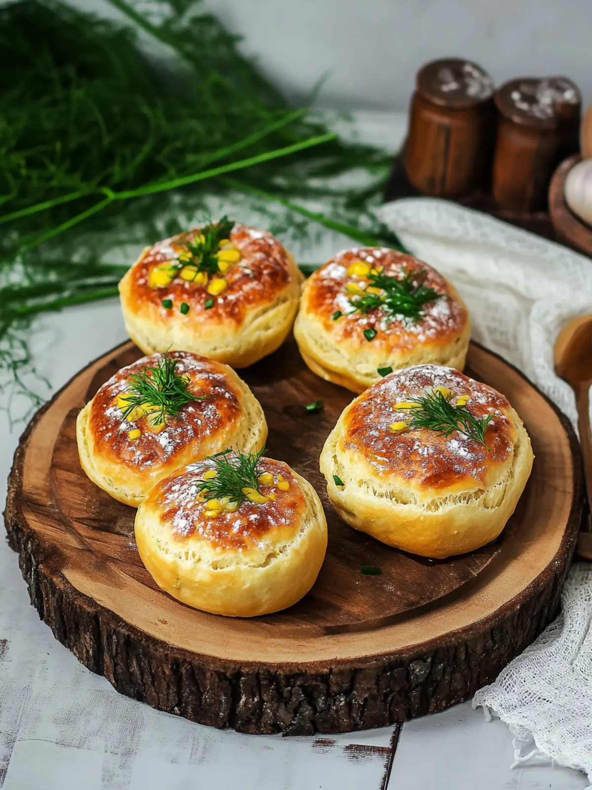 Gefüllte Brötchen – Airfryer Knuspergenuss