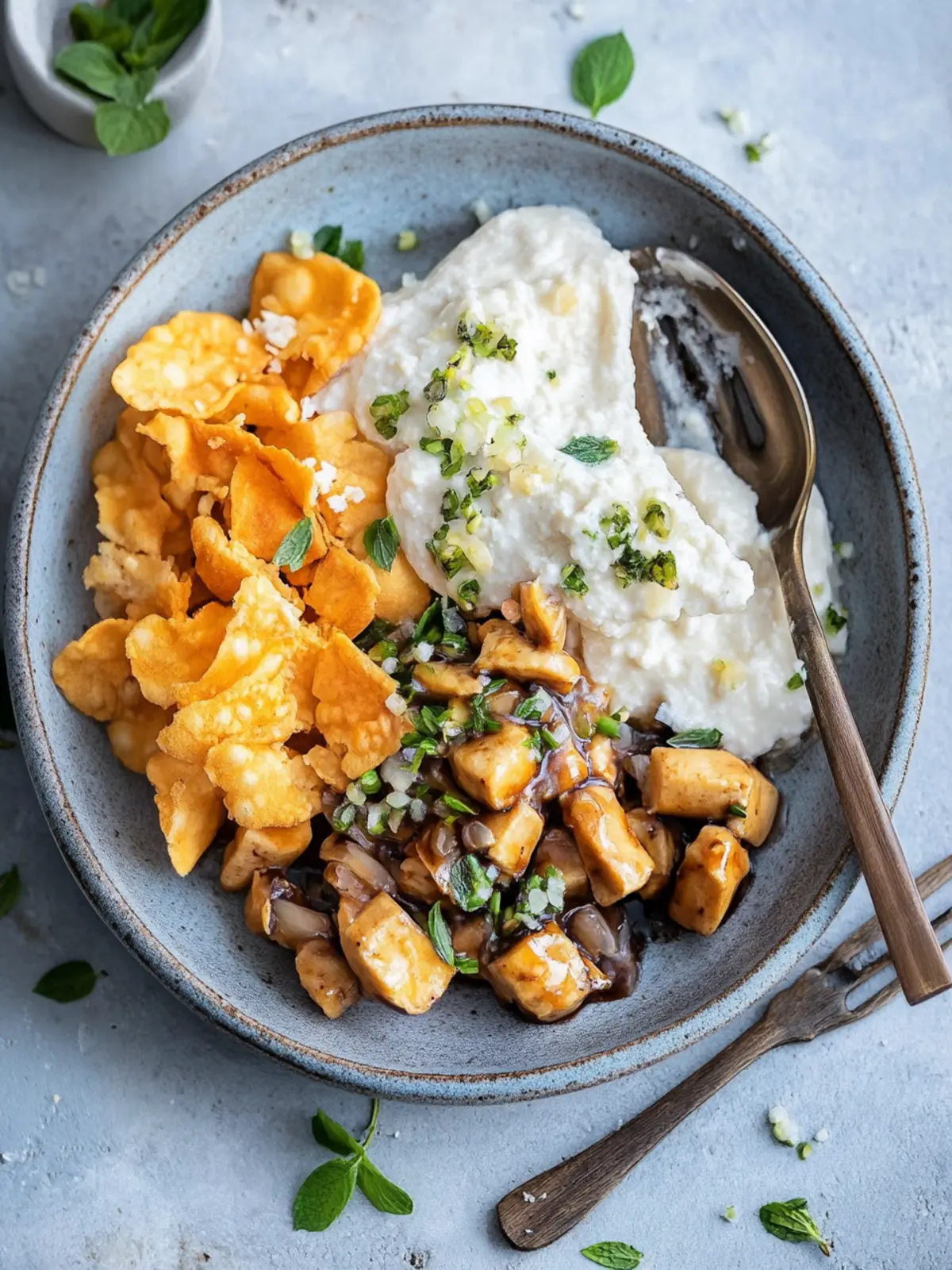 Knusprig-süße Tofuwürfel