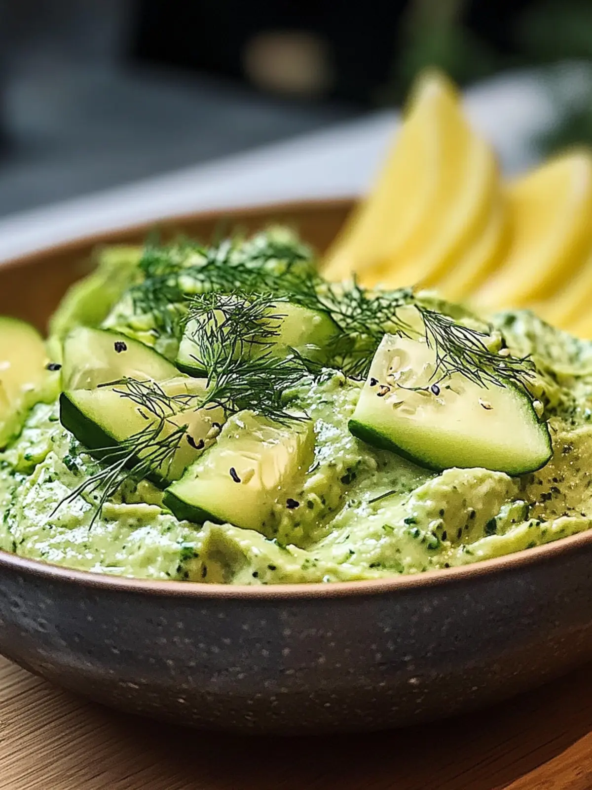 Grüne Göttin Dip, Salat, Beilage