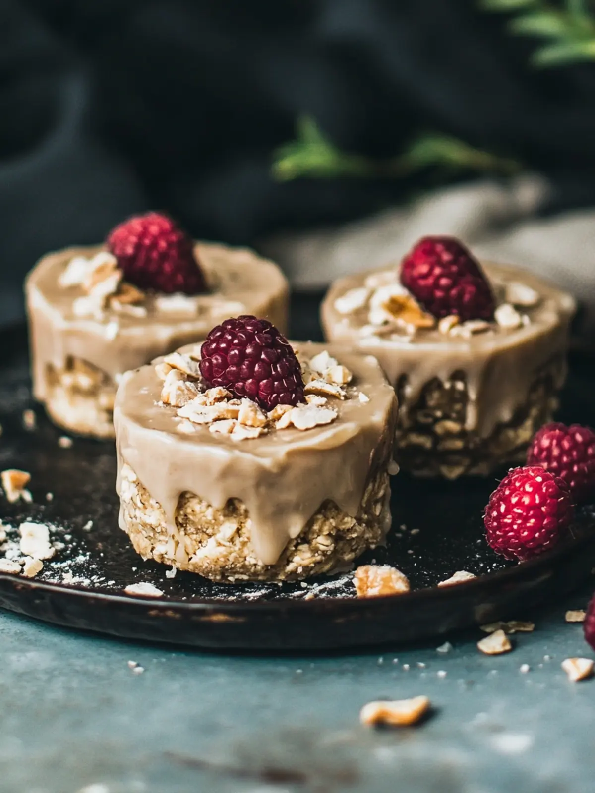 Erdnussbutter Haferbecher mit nur 5 Zutaten