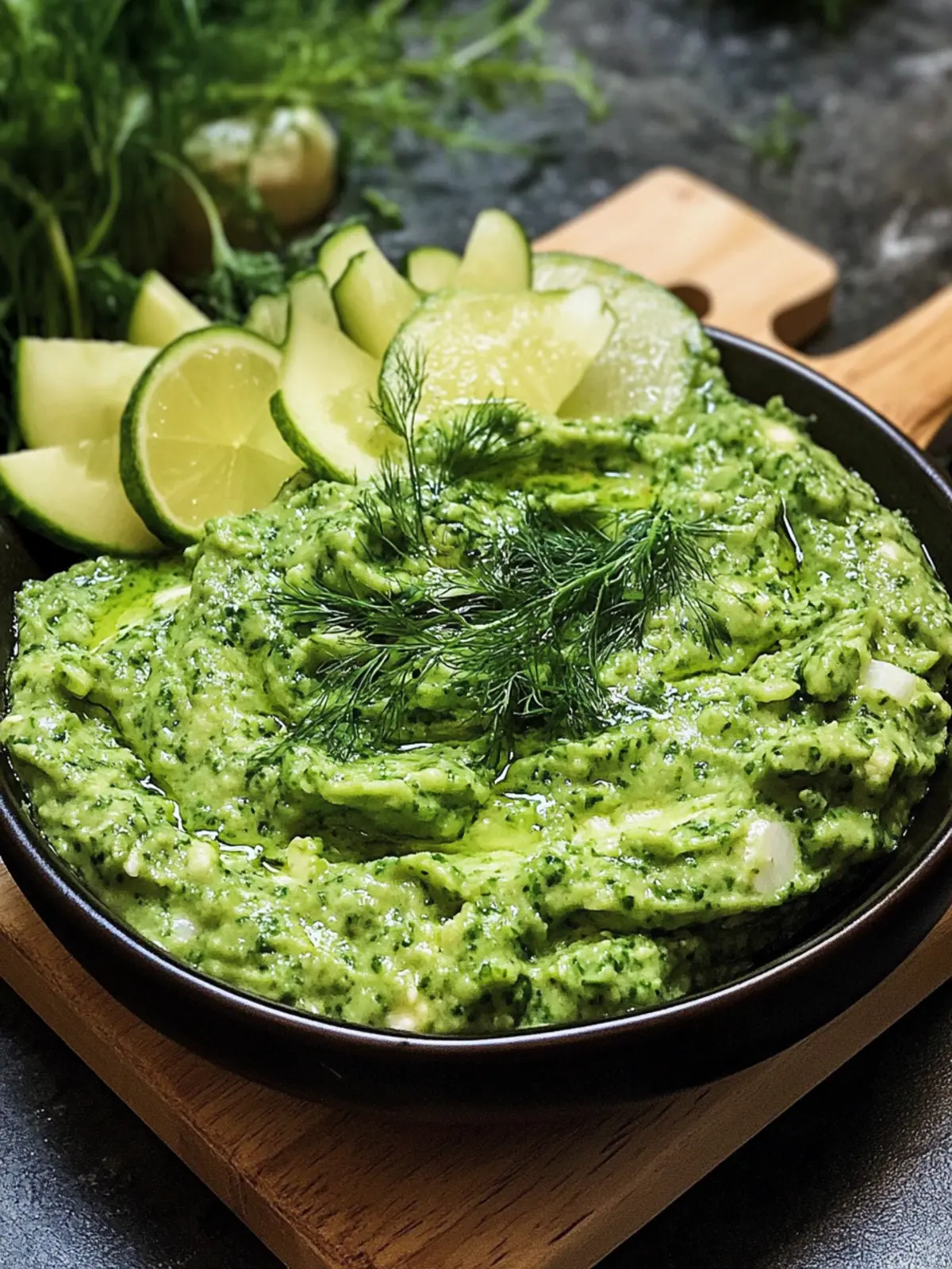 Grüne Göttin Dip, Salat, Beilage