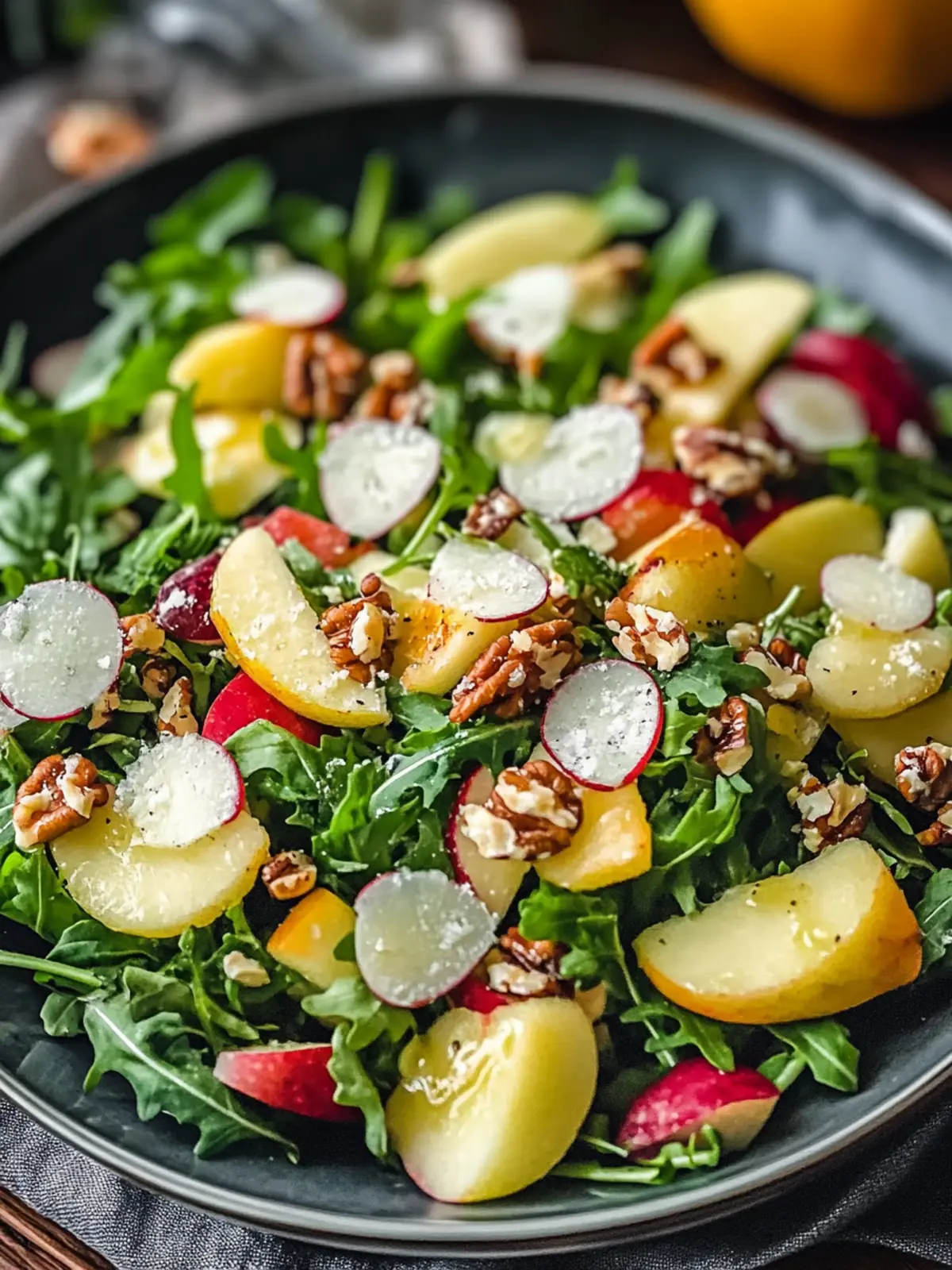 Apple arugula salad for fresh enjoyment moments